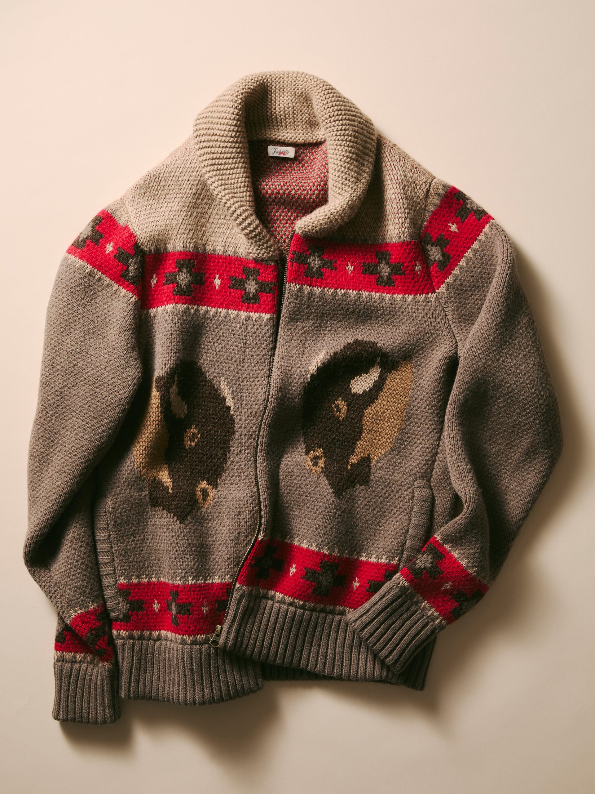 Steven Paul Judd Buffalo Zip Cardigan - Brown Winter Prairie - Image 6