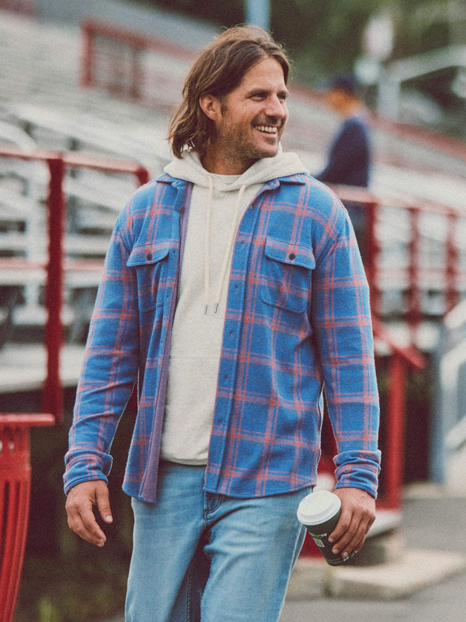 Legend? Sweater Shirt - Twilight Mauve Plaid