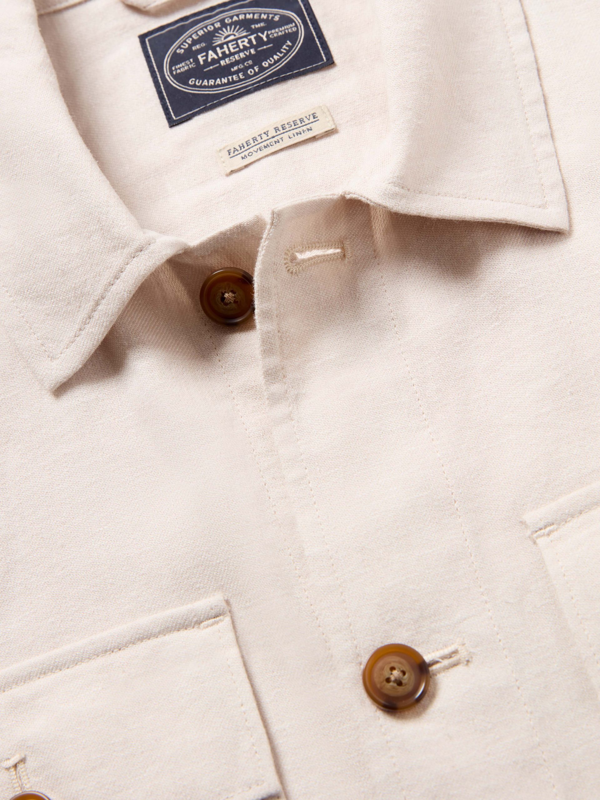 Movement? Linen Shirt Jacket - Dorset Sand - Image 7