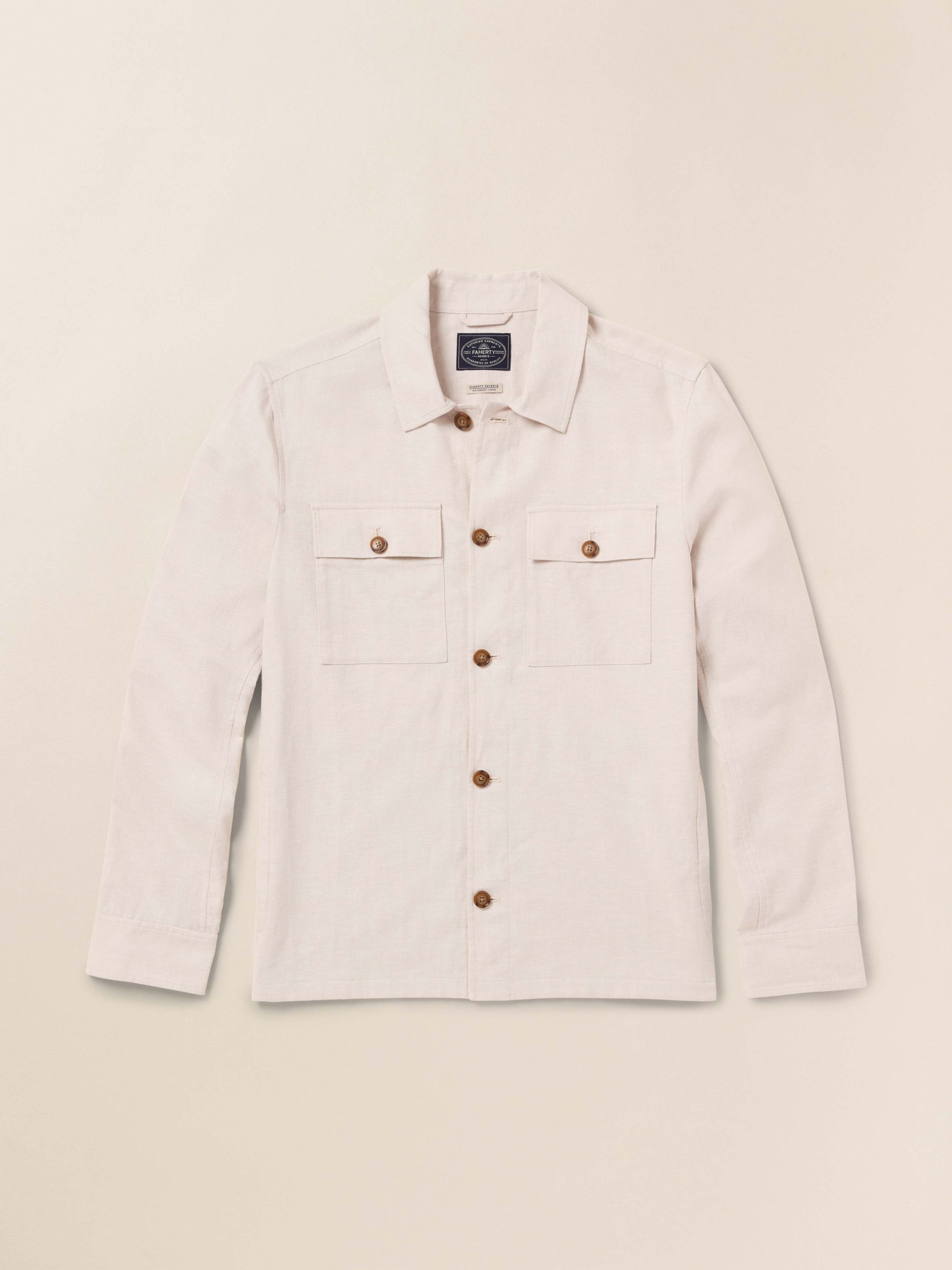Movement? Linen Shirt Jacket - Dorset Sand - Image 6
