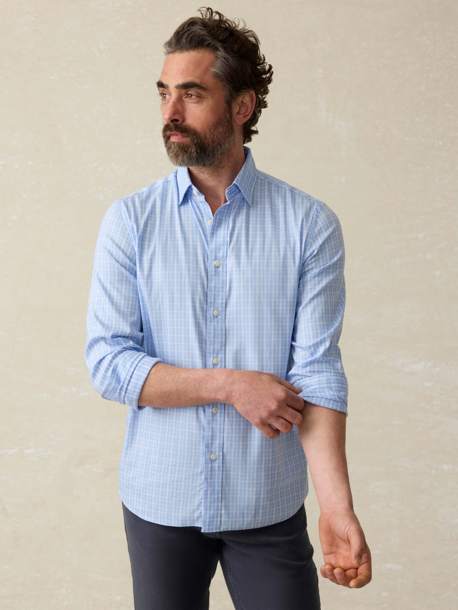 Movement? Shirt - Sky Shore Plaid