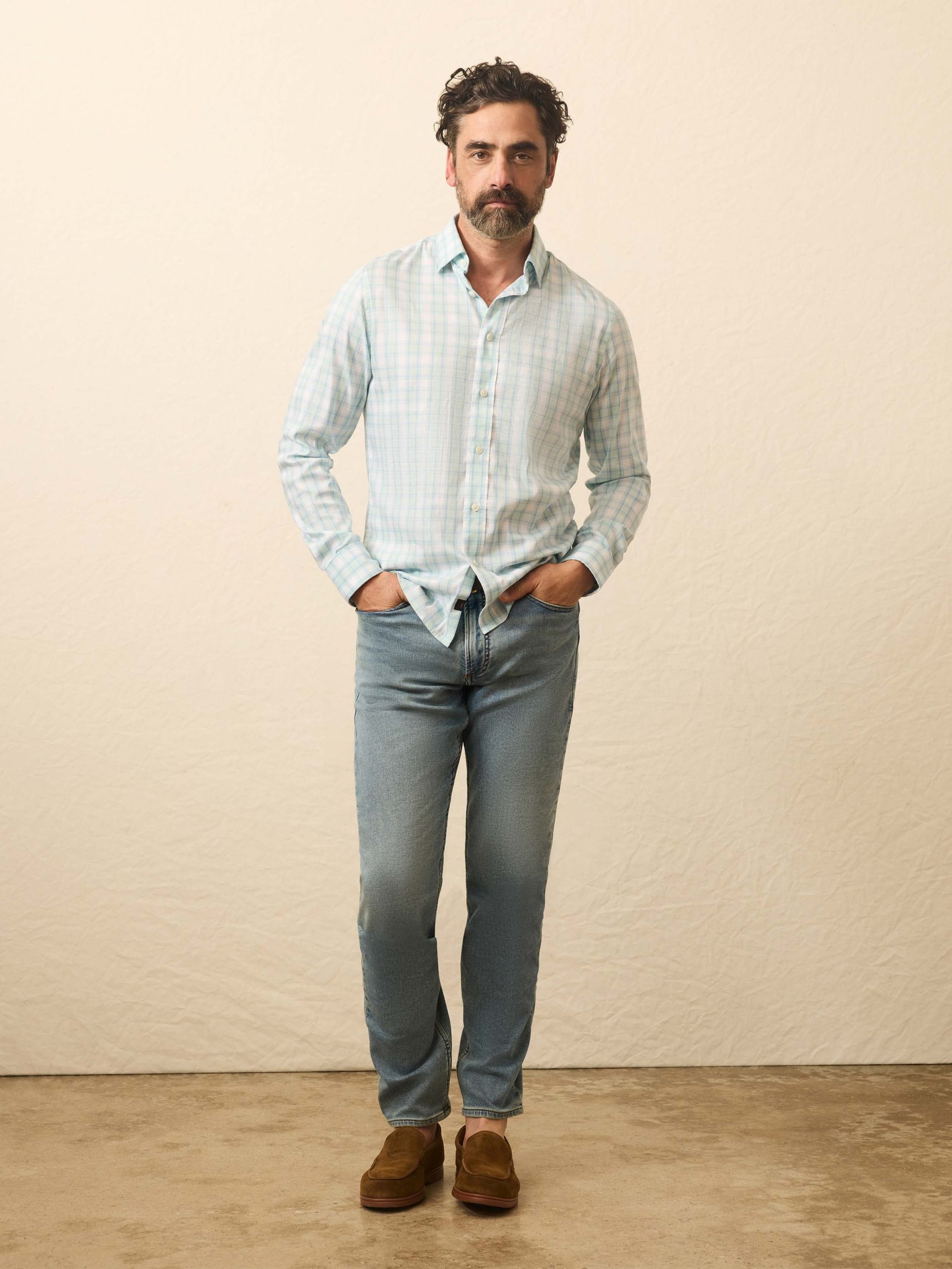 Movement? Shirt - Stone Lagoon Plaid - Image 3