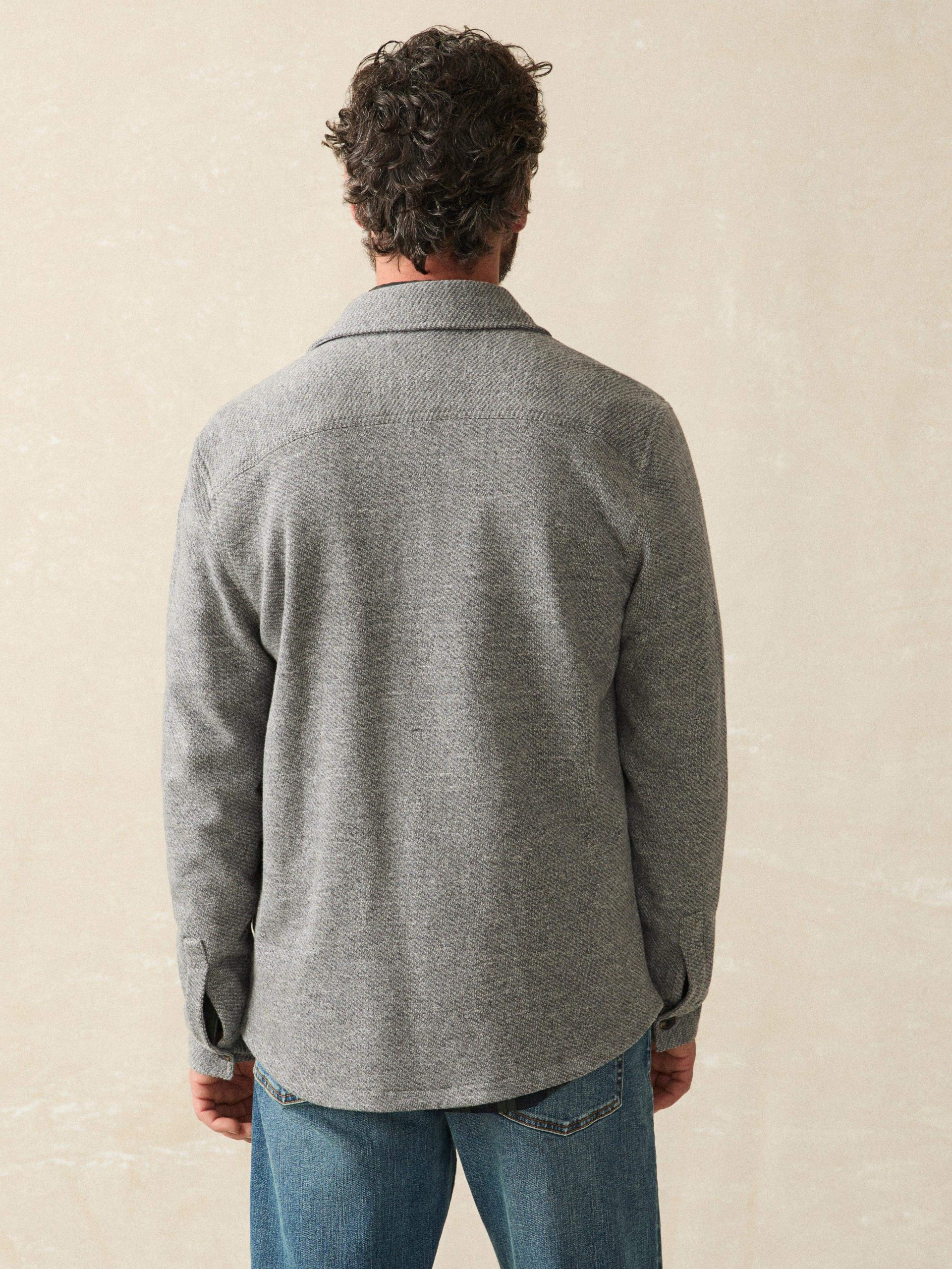 Inlet Knit CPO - Medium Grey Melange - Image 5
