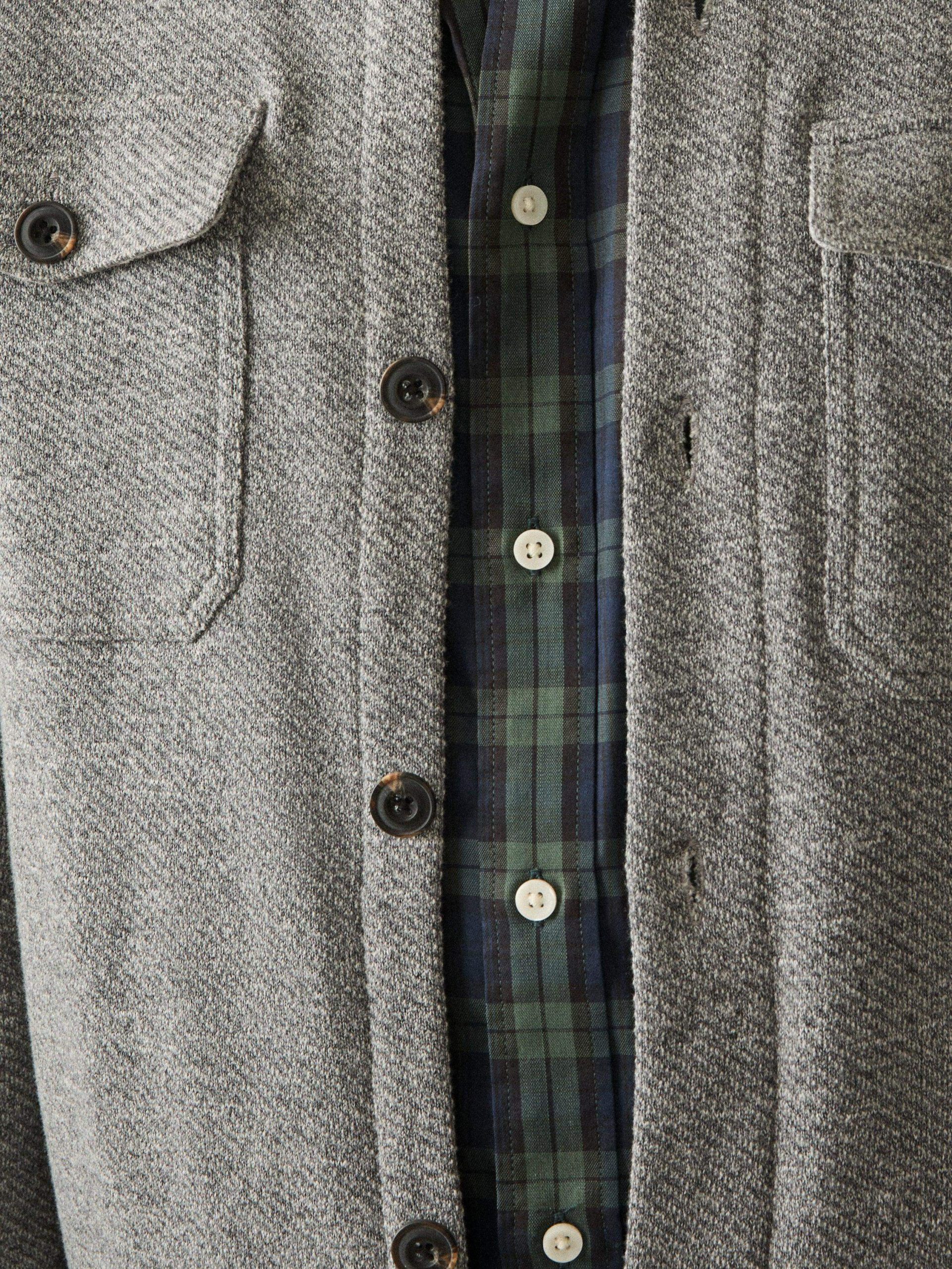 Inlet Knit CPO - Medium Grey Melange - Image 2