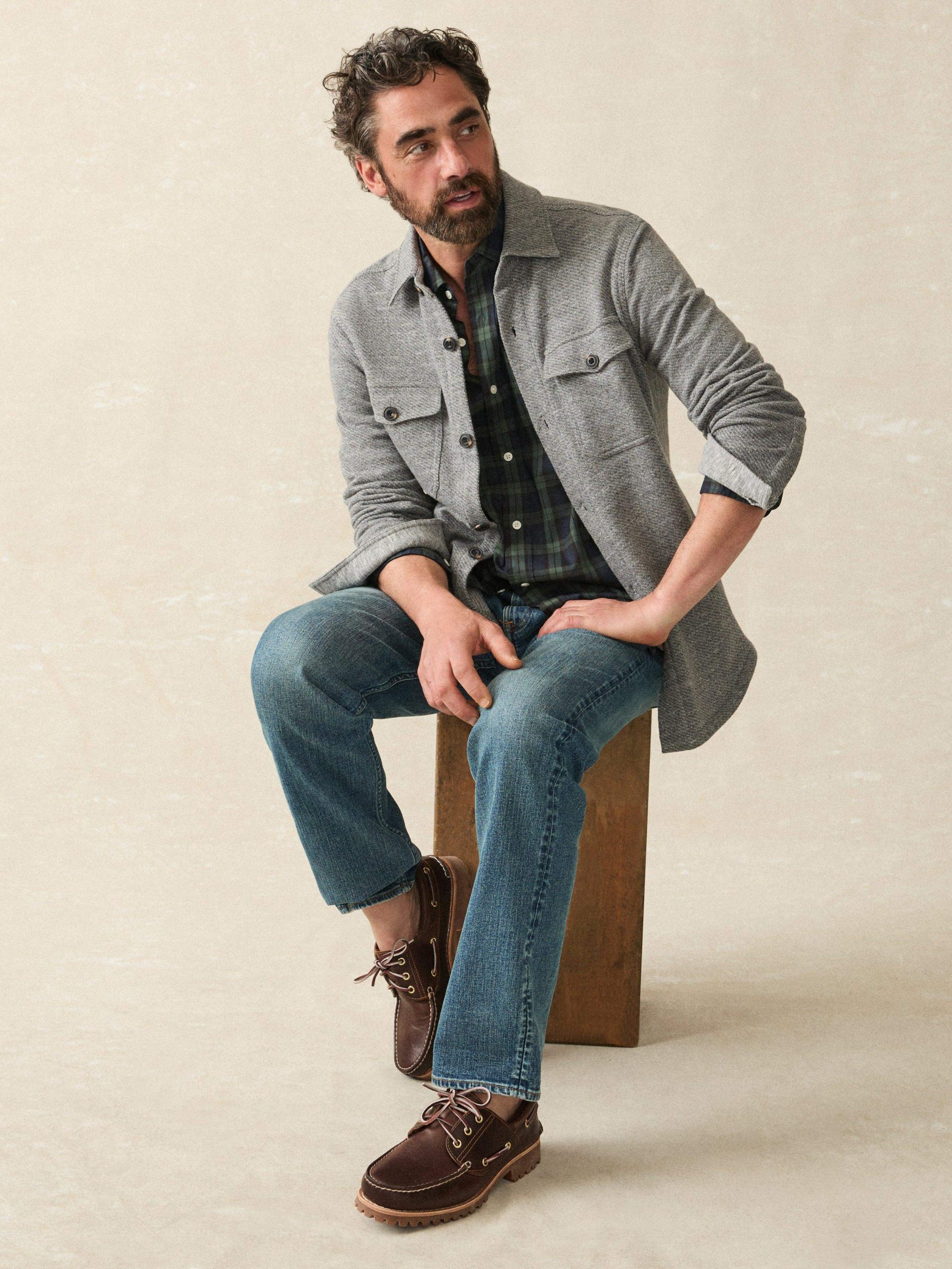 Inlet Knit CPO - Medium Grey Melange - Image 3