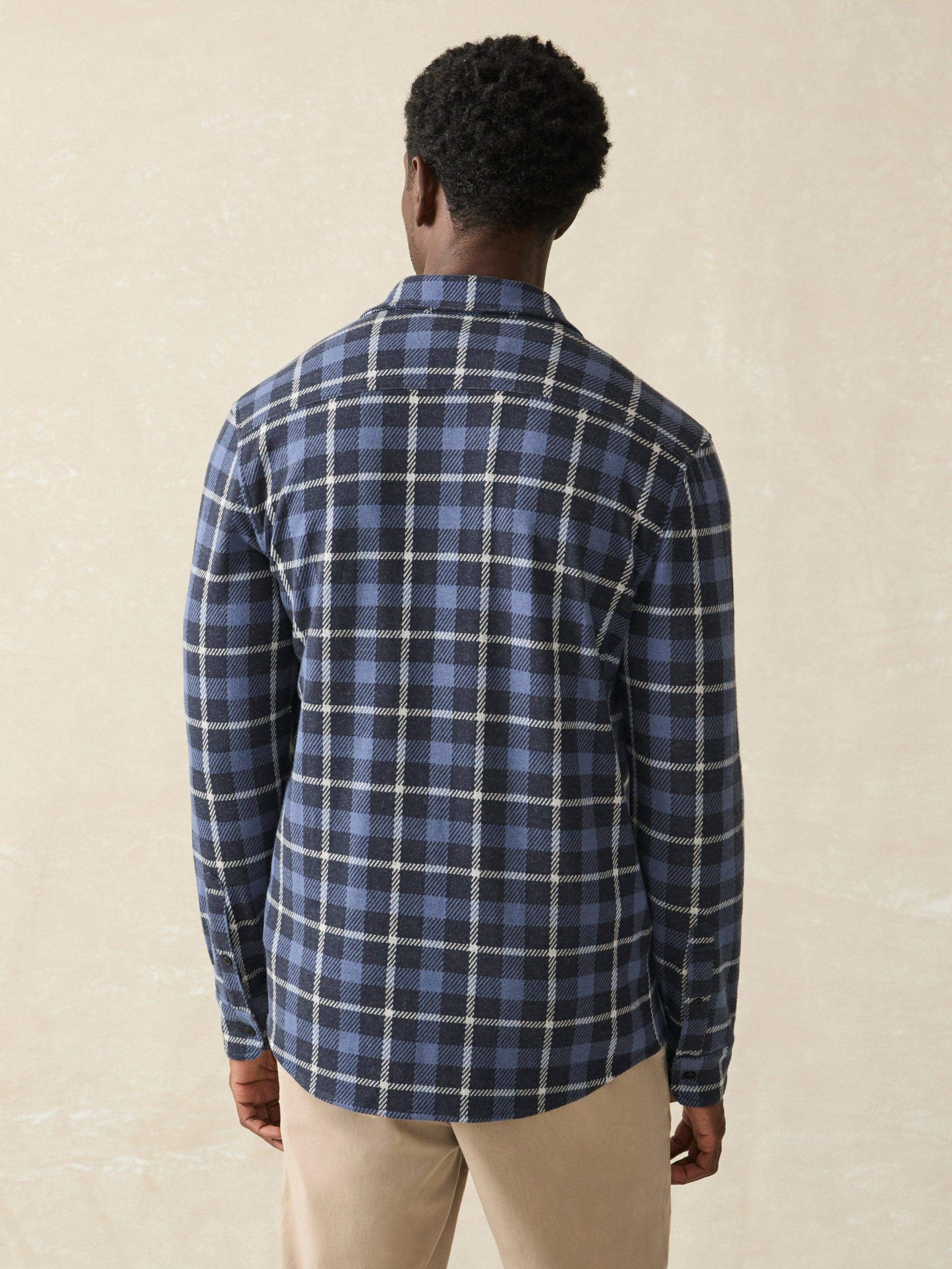 Legend? Sweater Shirt - Blue Winds Plaid - Image 5