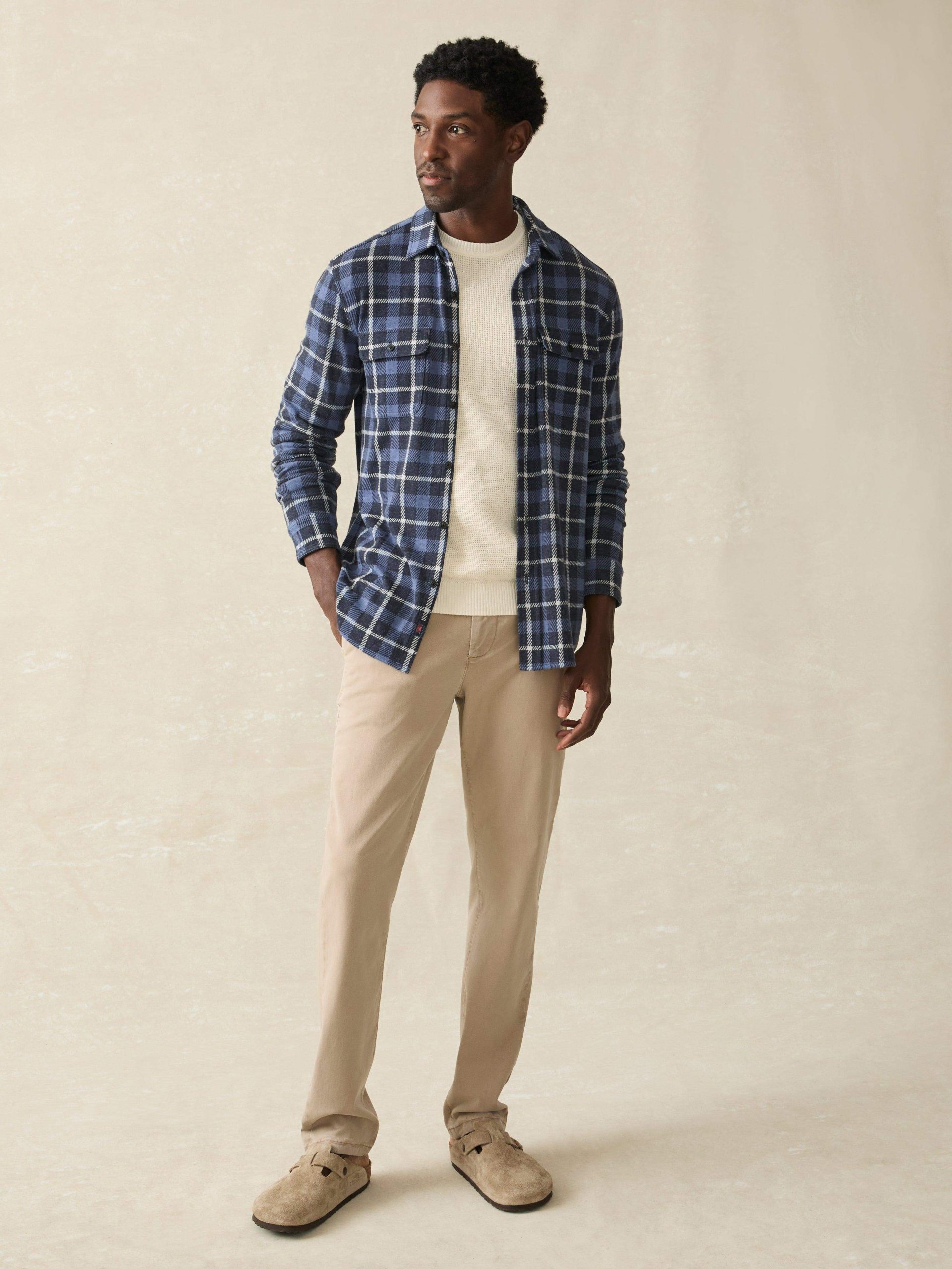 Legend? Sweater Shirt - Blue Winds Plaid - Image 4