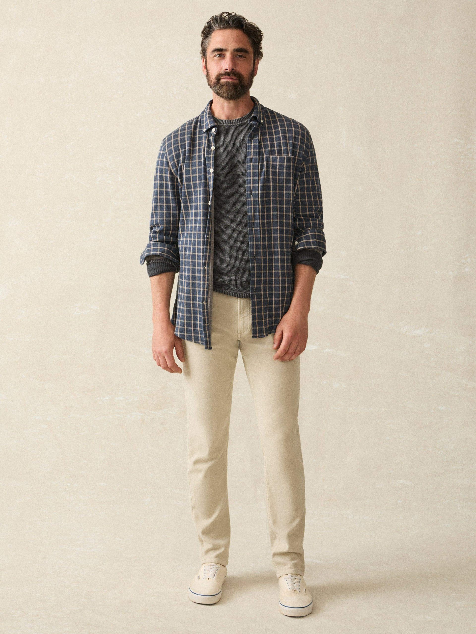 Coastline Knit Shirt - Twilight Check - Image 4