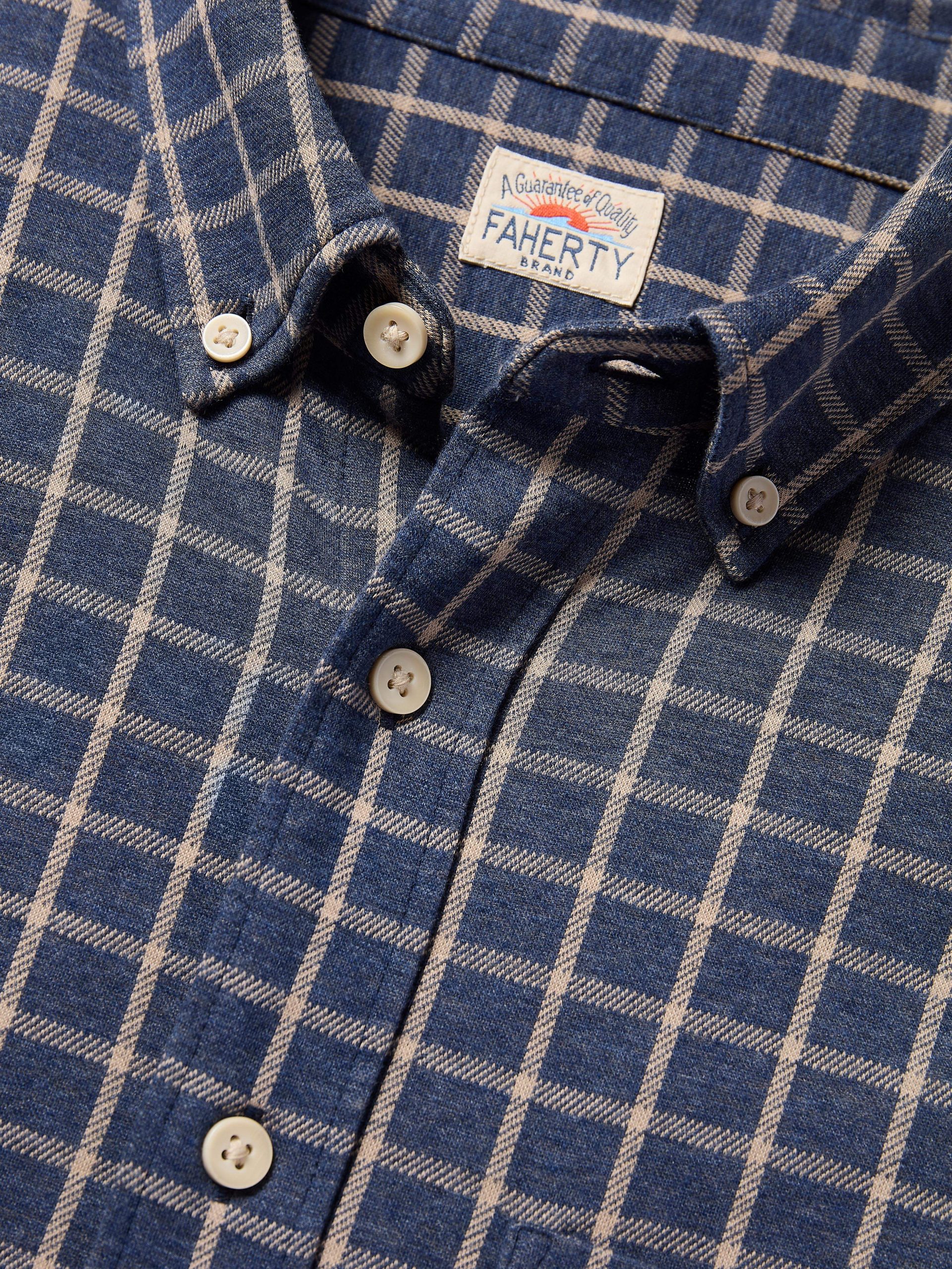 Coastline Knit Shirt - Twilight Check - Image 3
