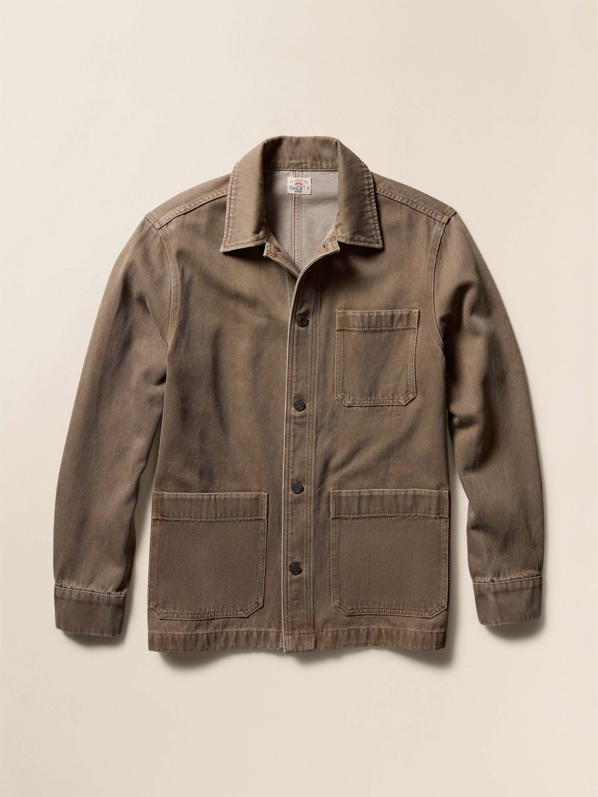 High Ridge Twill Studio Jacket - Unisex - Almond Hill Wash - Image 6