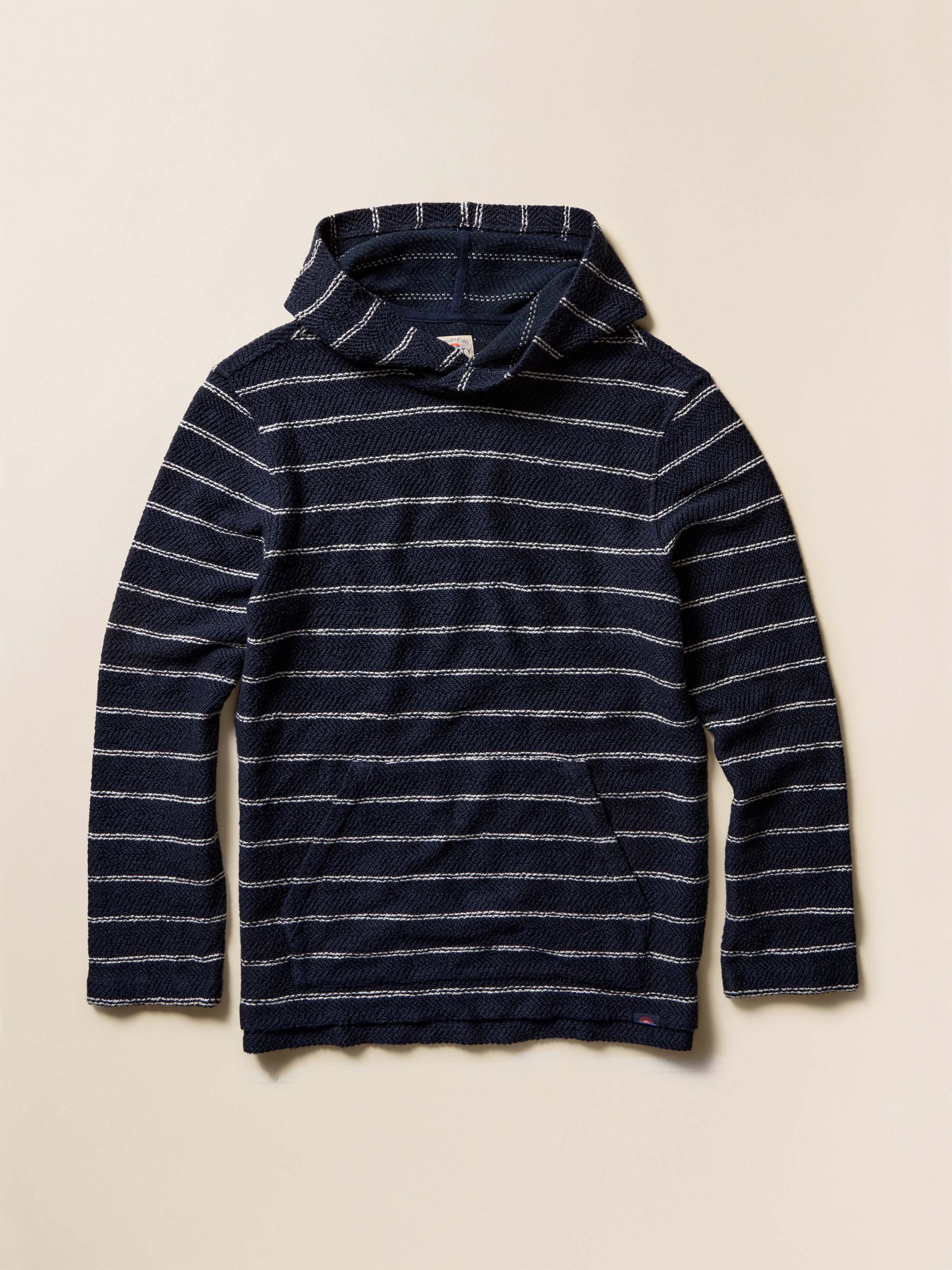 Whitewater Hoodie - Navy Point Stripe - Image 6