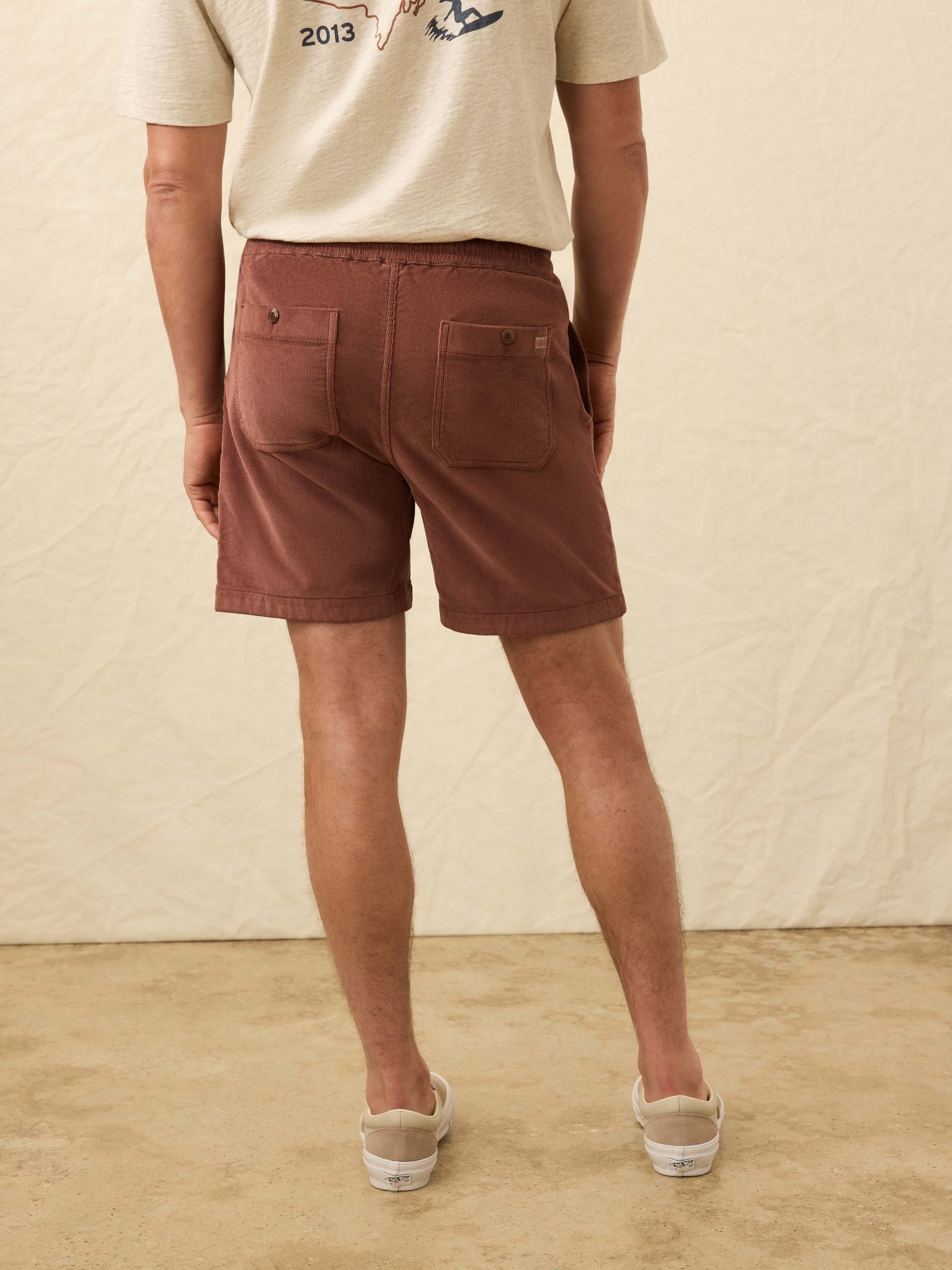 Corduroy Drawstring Utility Short - Chestnut Ridge - Image 3