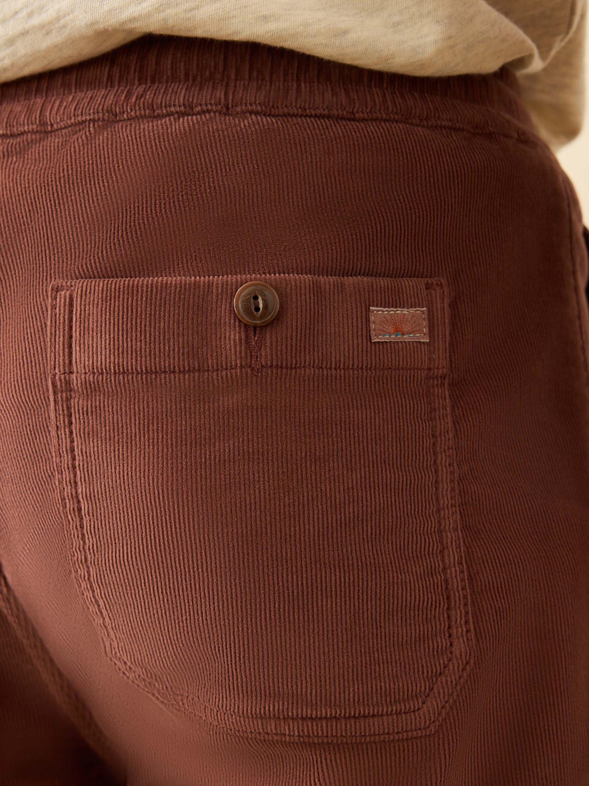 Corduroy Drawstring Utility Short - Chestnut Ridge - Image 2