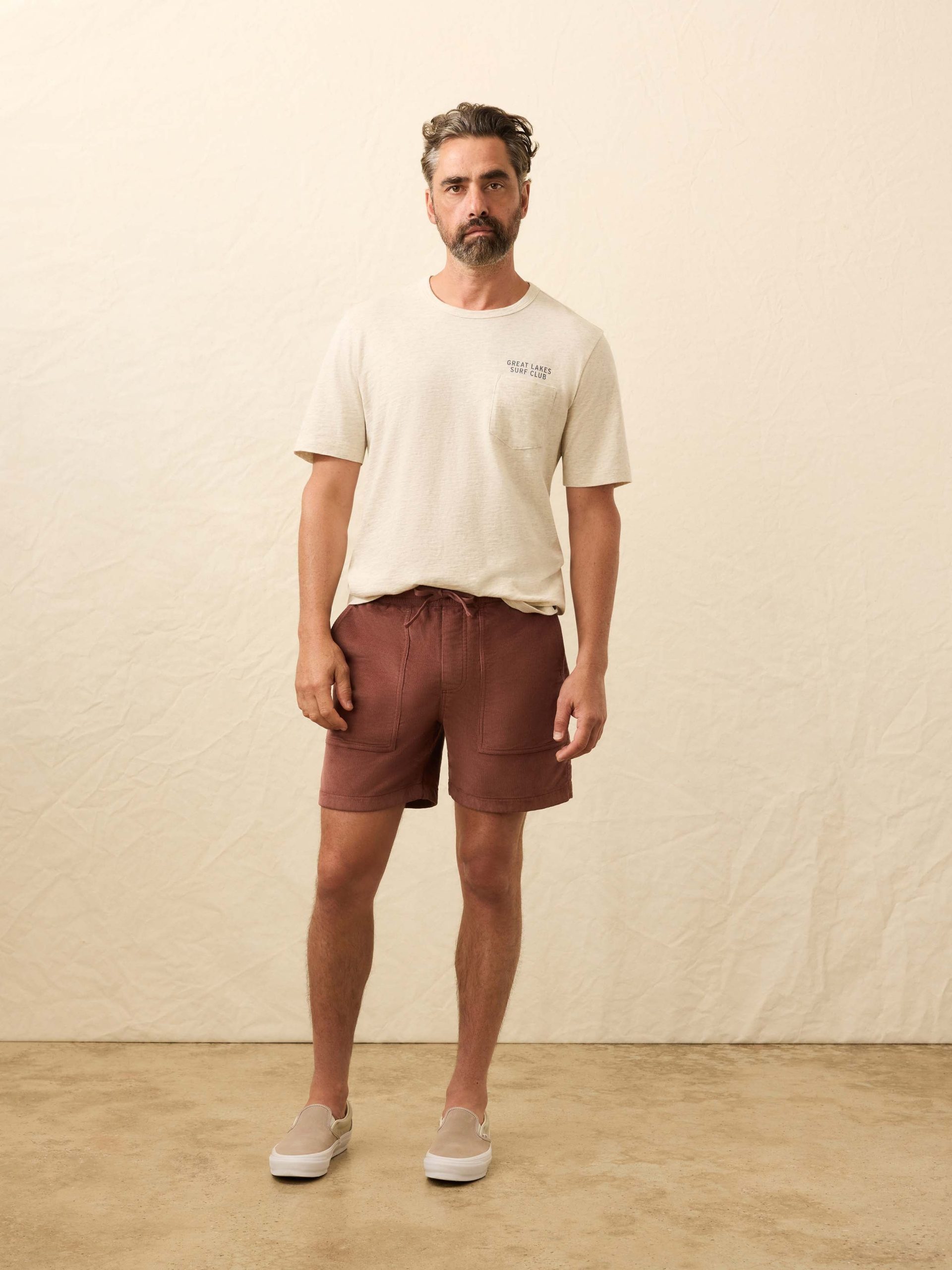 Corduroy Drawstring Utility Short - Chestnut Ridge - Image 4