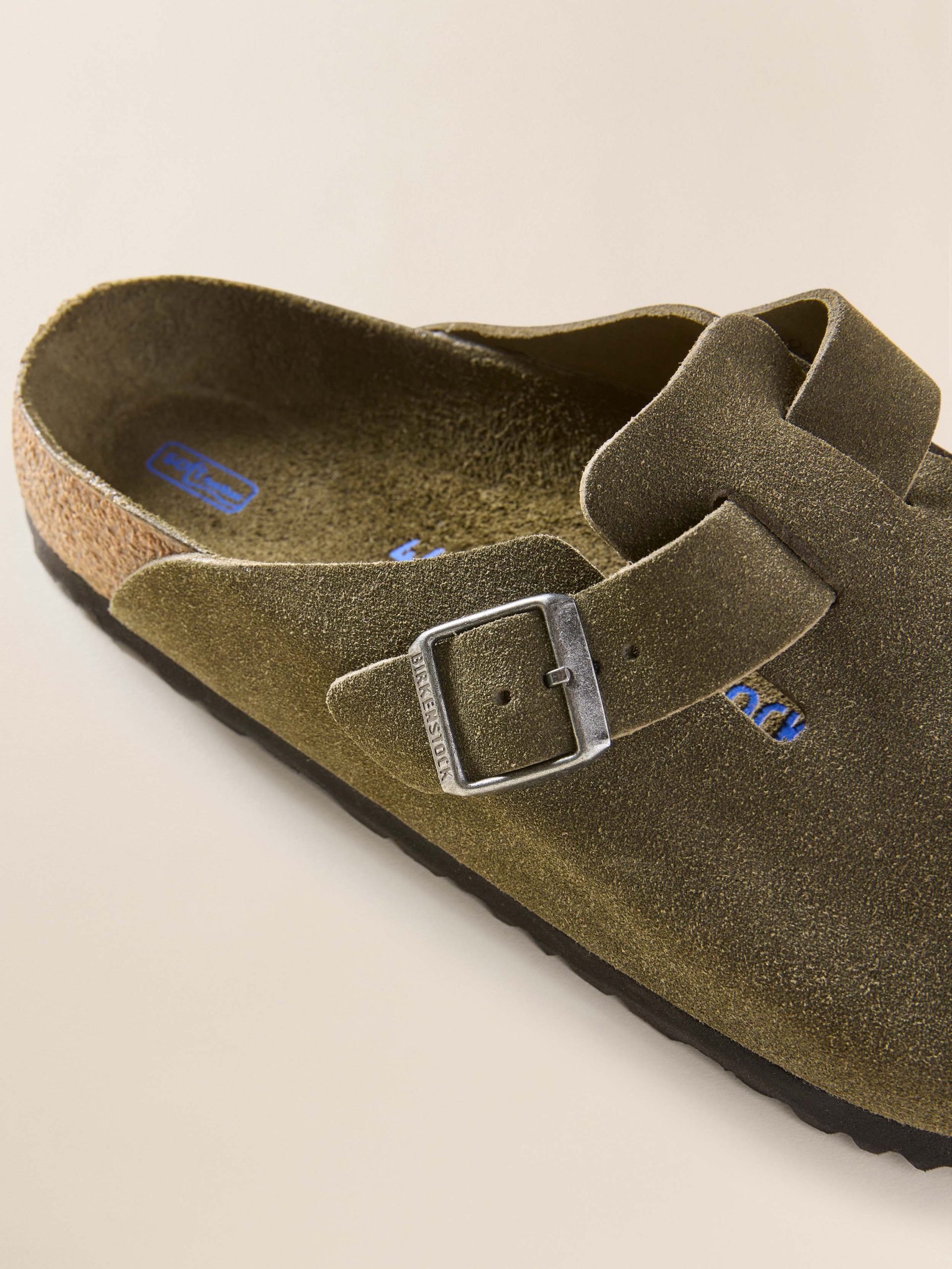 Birkenstock Men's Suede Boston - Thyme - Image 2