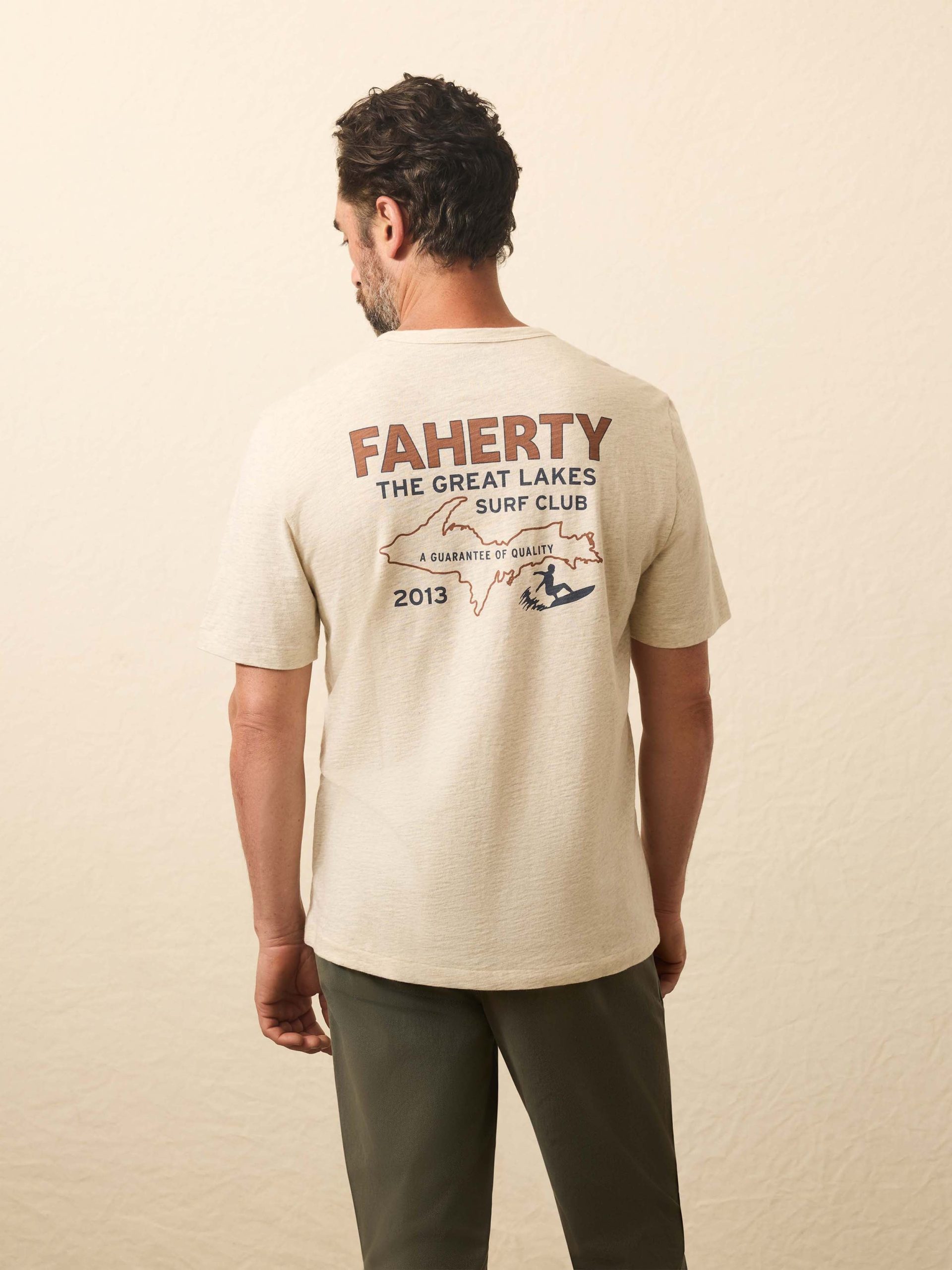 Sunwashed Graphic Tee - Island Dune Heather - Image 2