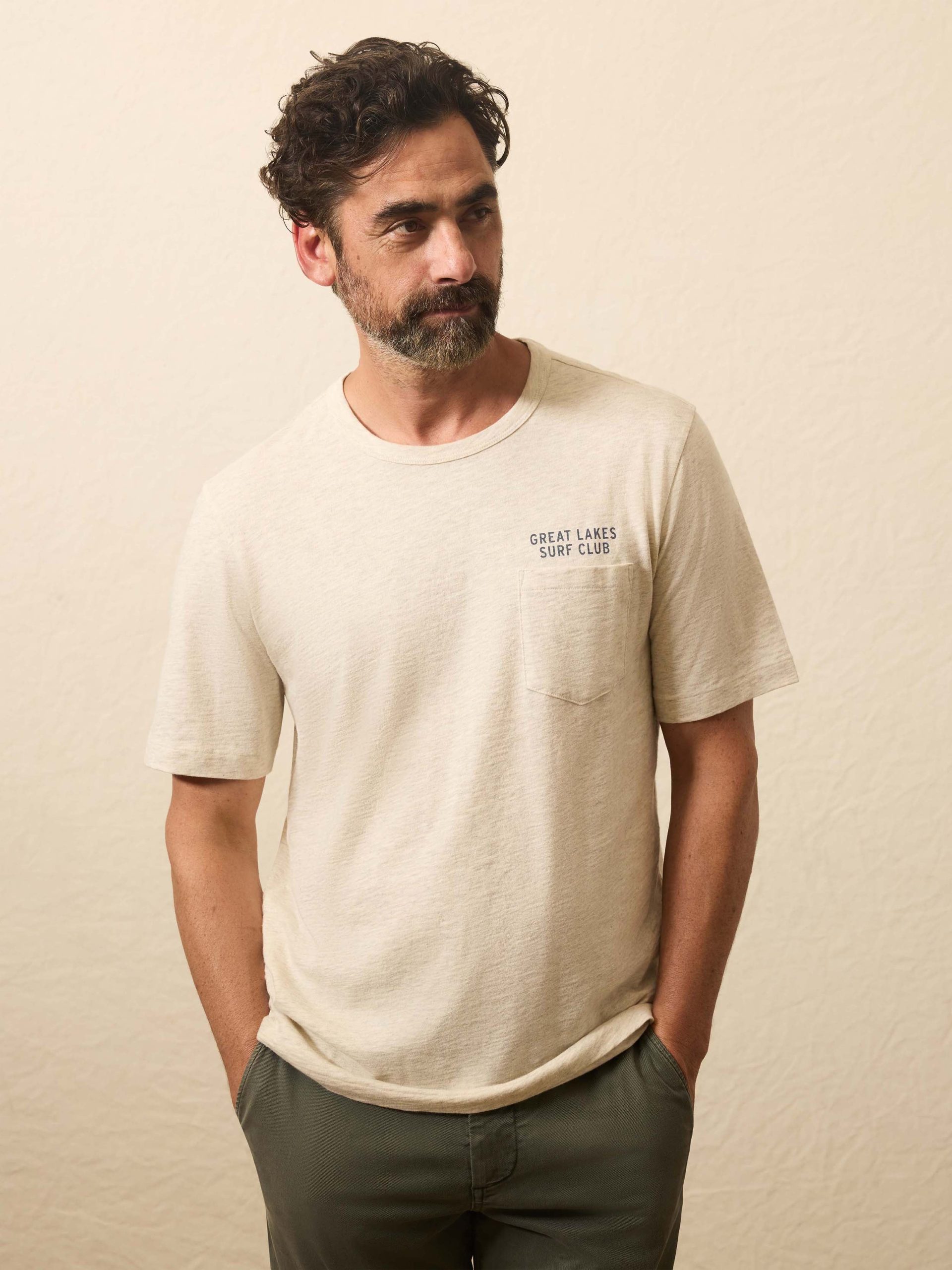 Sunwashed Graphic Tee - Island Dune Heather - Image 4