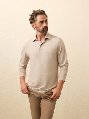Long-Sleeve Movement? Polo - Mountain Bark Feeder