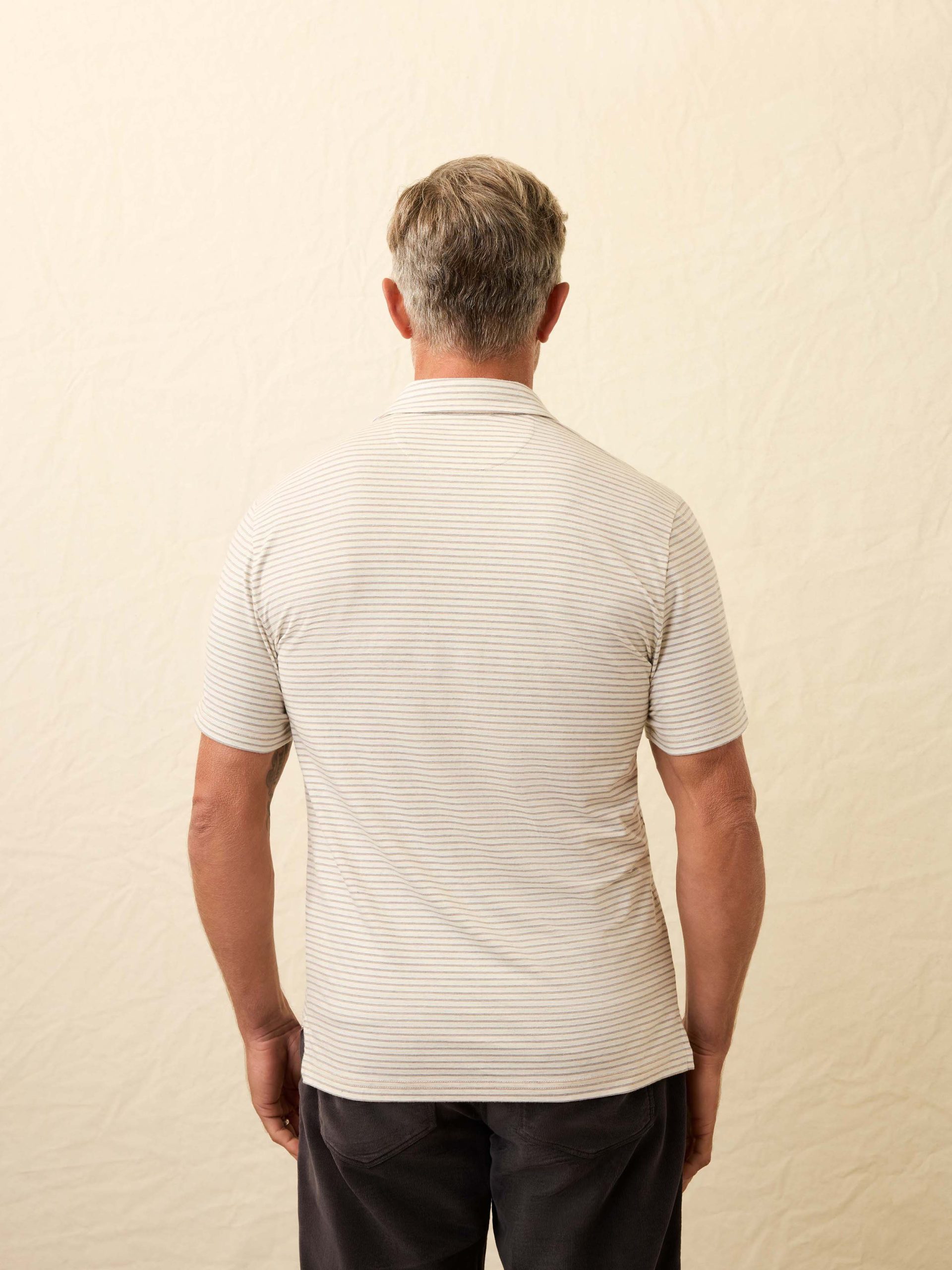 Short-Sleeve Movement? Polo Shirt - Logan Creek Stripe - Image 4