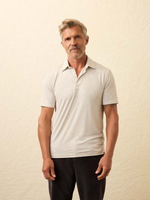 Short-Sleeve Movement? Polo Shirt - Logan Creek Stripe