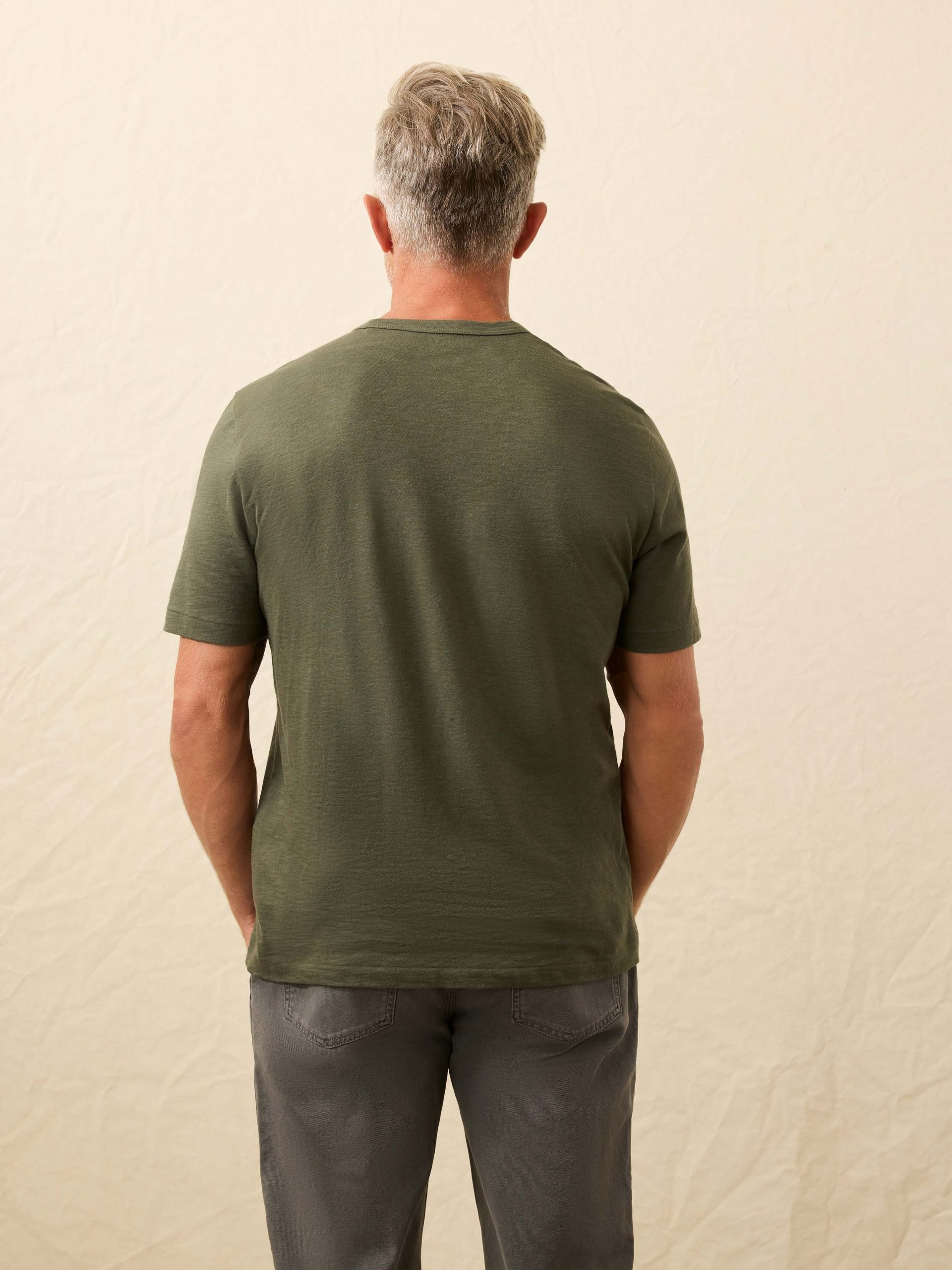 Sunwashed Regenerative Tee - Fall Evergreen - Image 5