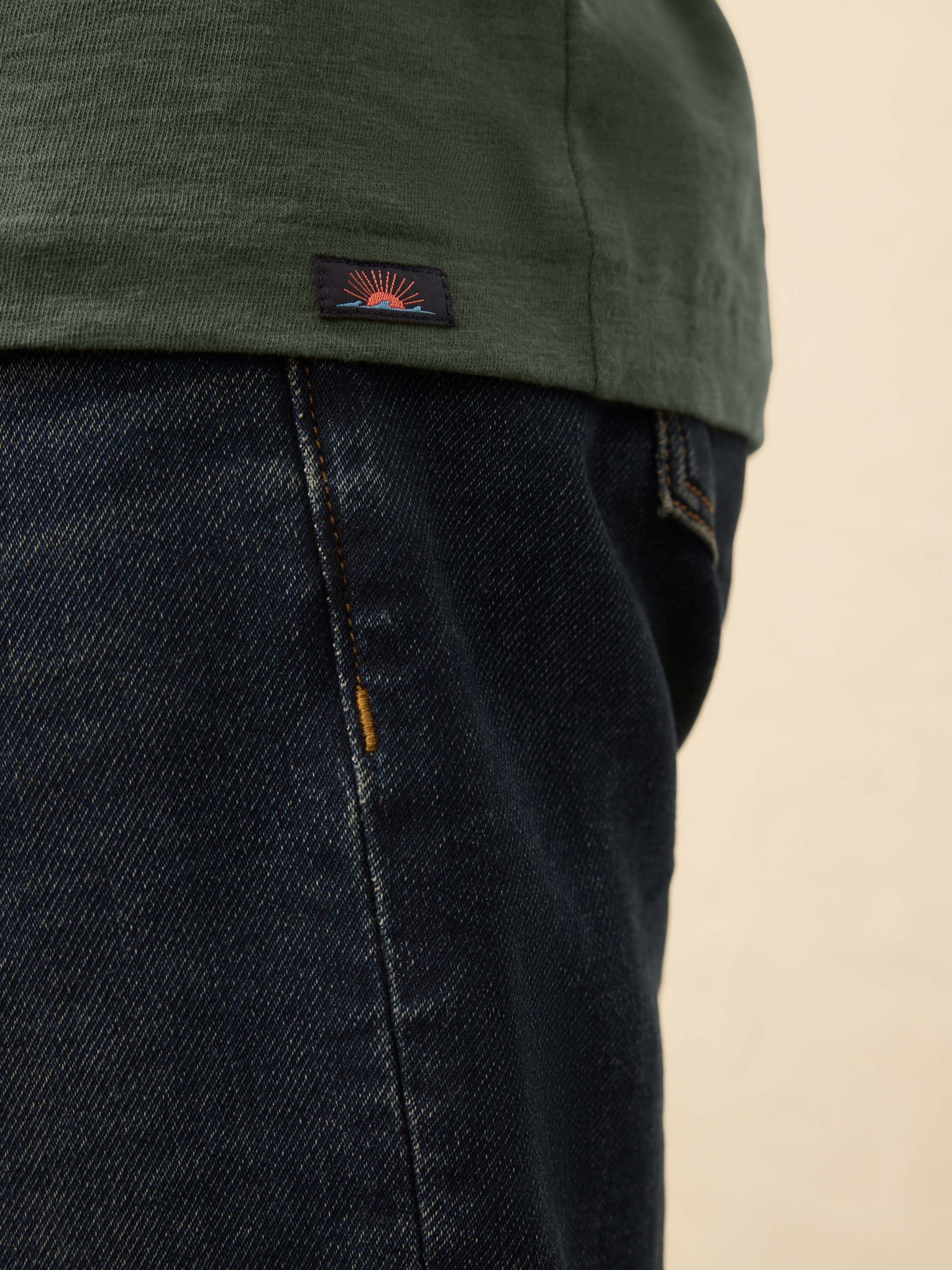 Sunwashed Regenerative Pocket Tee - Fall Evergreen - Image 6