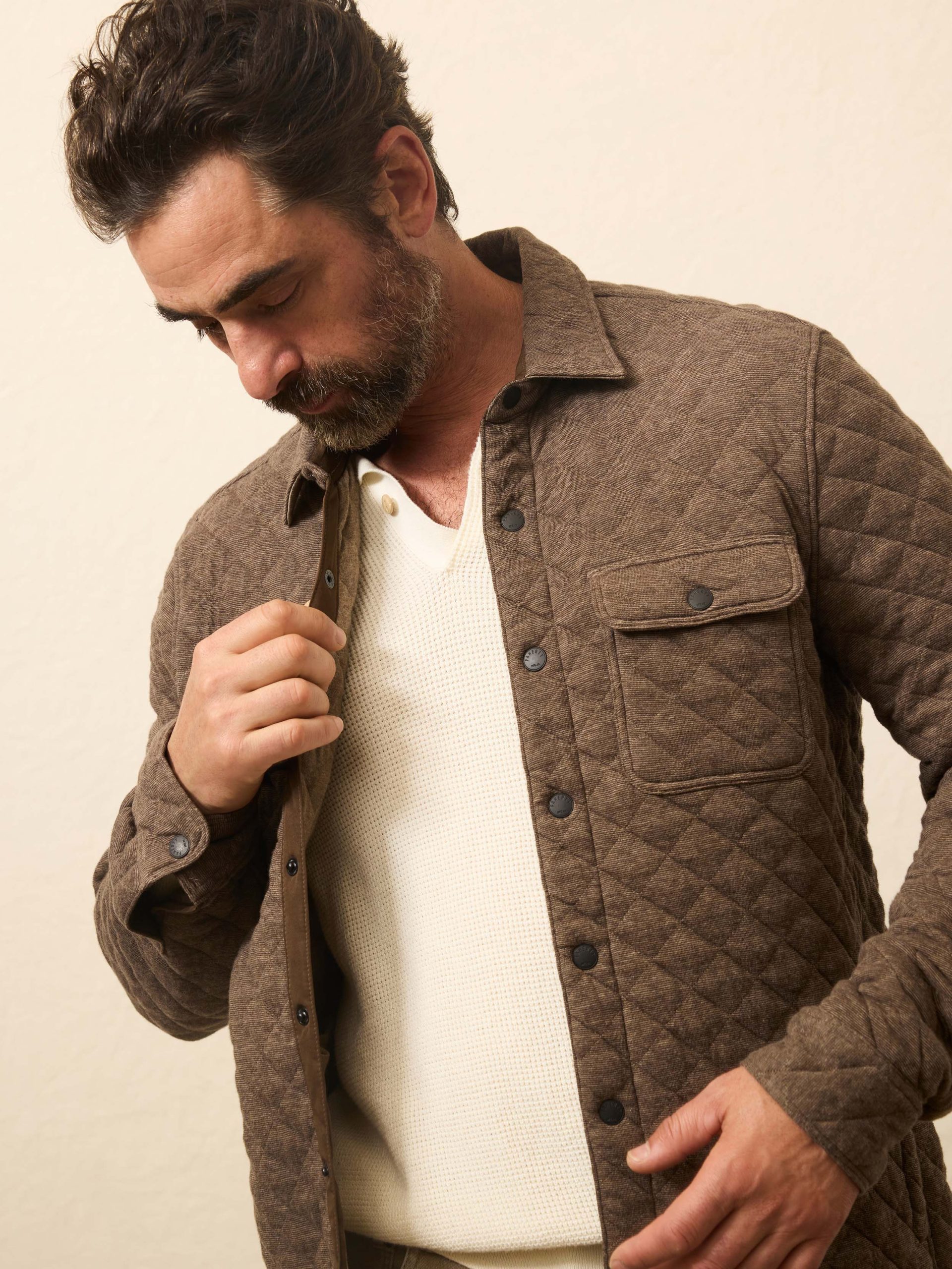 Epic Quilted Fleece CPO - Mountain Branch Heather - Image 5