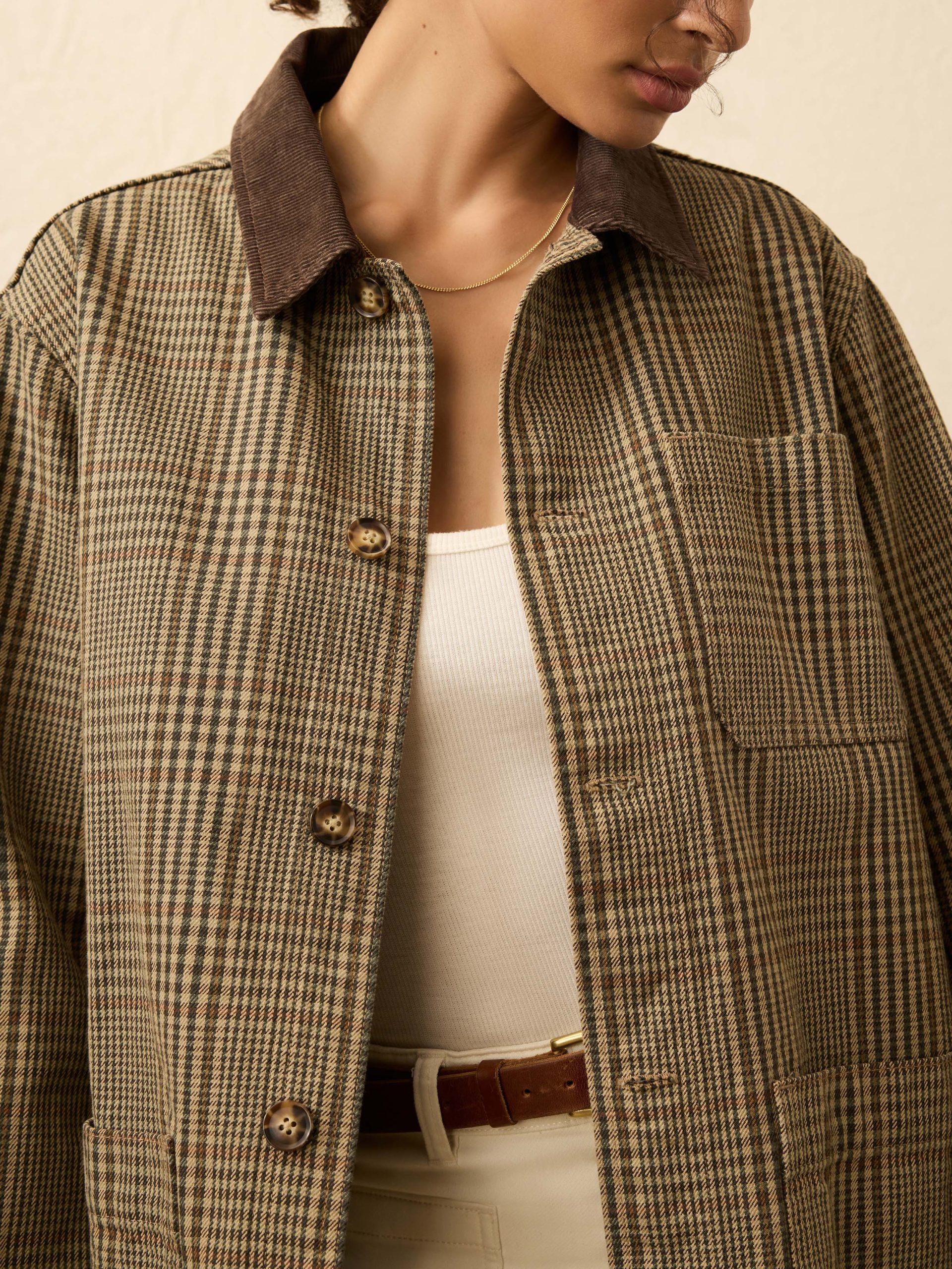 High Ridge Twill Studio Jacket - Unisex - Wildwood Plaid - Image 6