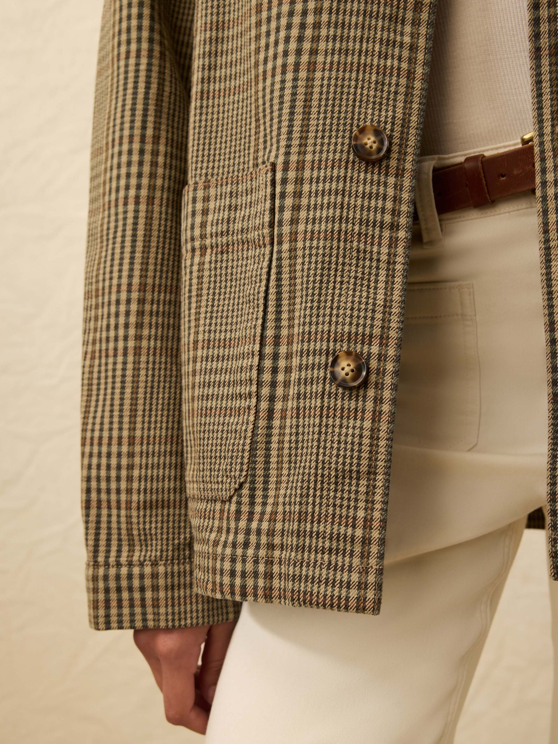 High Ridge Twill Studio Jacket - Unisex - Wildwood Plaid - Image 7