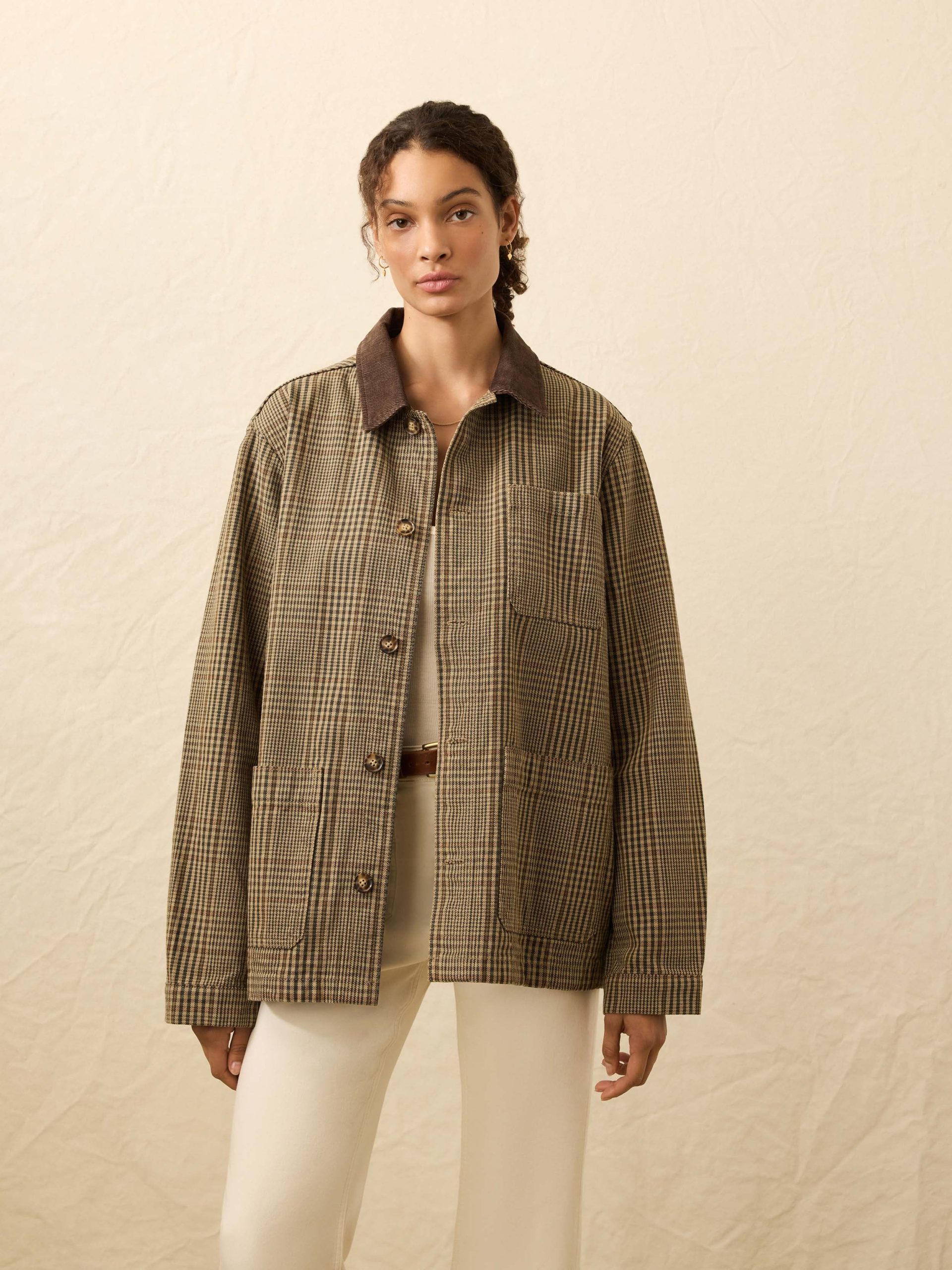 High Ridge Twill Studio Jacket - Unisex - Wildwood Plaid - Image 4