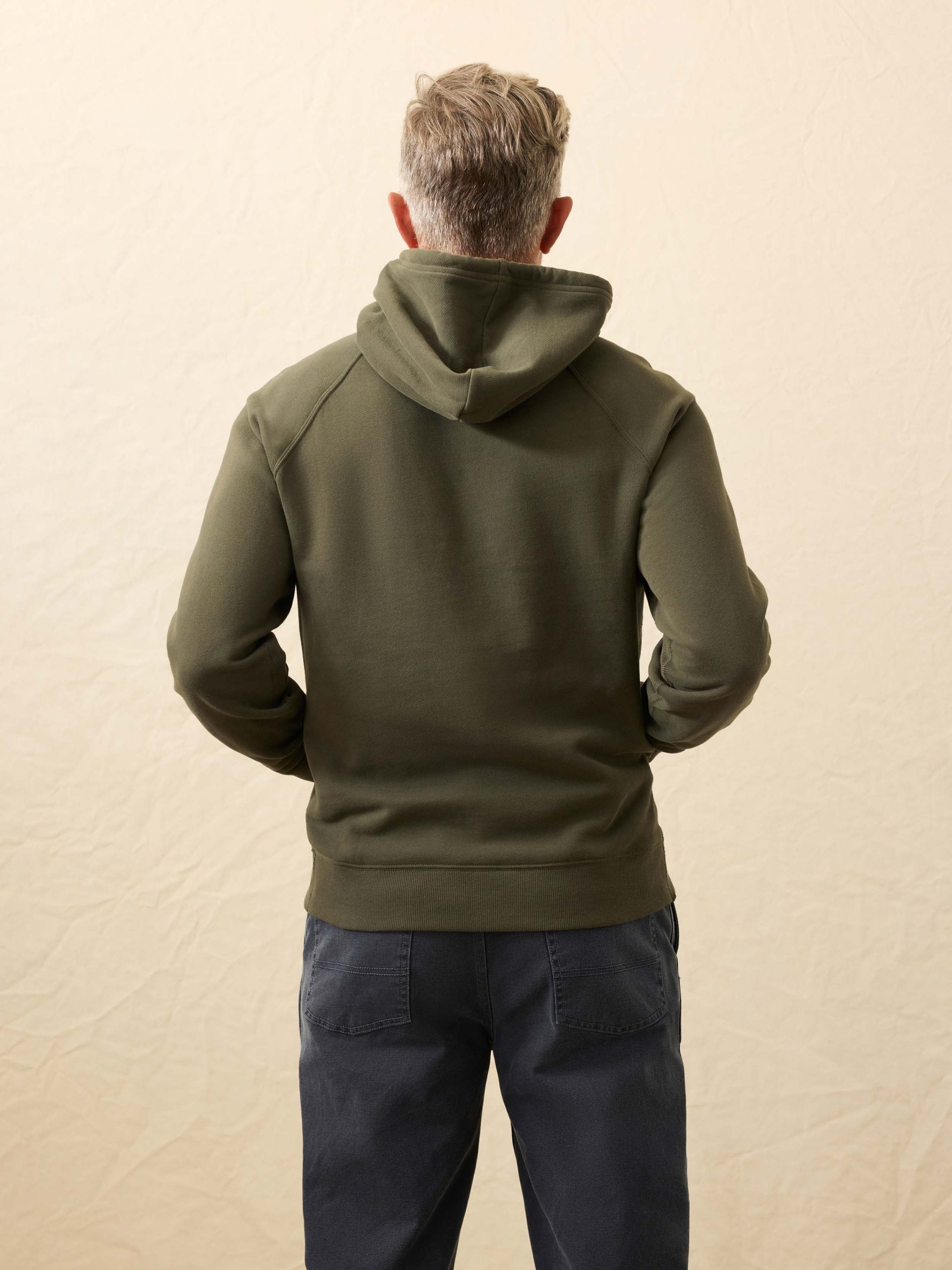 High Standard Fleece Hoodie - Fall Evergreen - Image 5