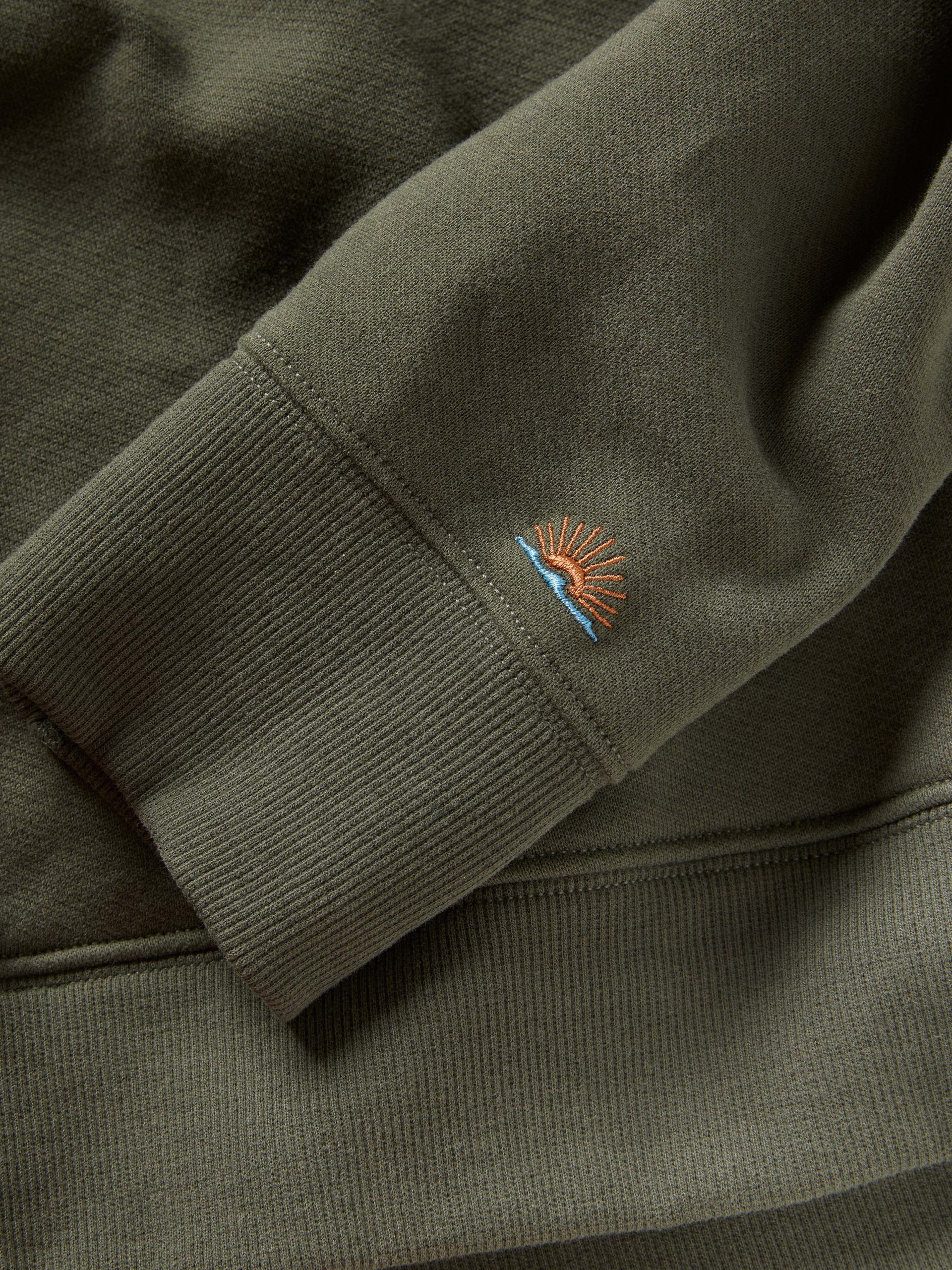 High Standard Fleece Hoodie - Fall Evergreen - Image 4