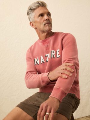Winter Swell Crew Sweatshirt - Lighthouse Red