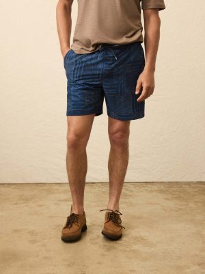 Shorelite Lined Trunk (7) - Harbor Blues Patchwork