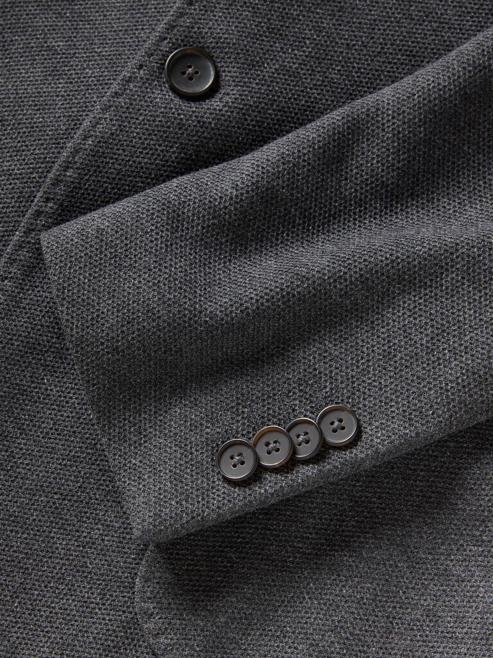 Portugal Knit Blazer - Charcoal Cliff - Image 7