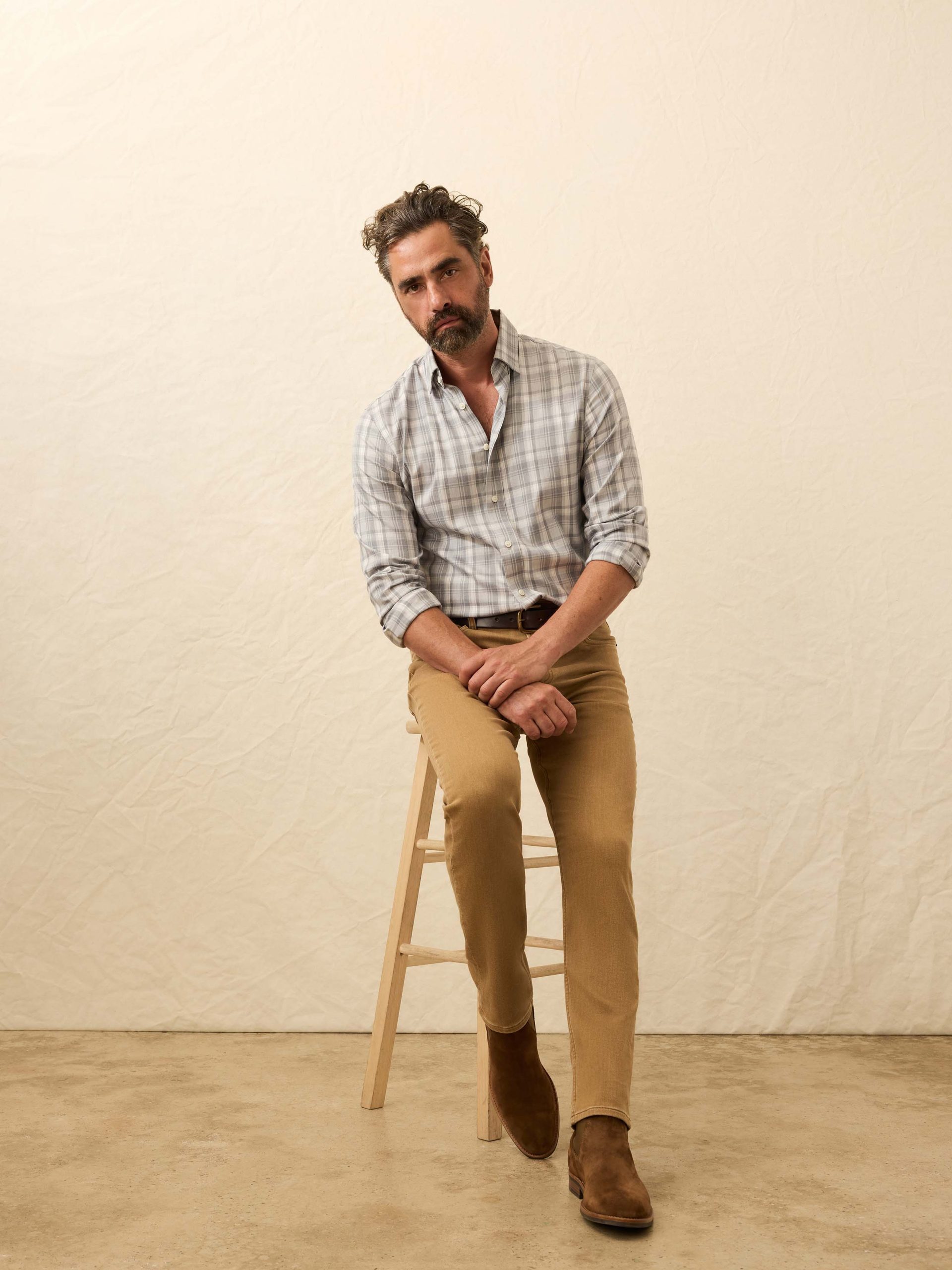 The Movement? Shirt - Grey Falls Plaid