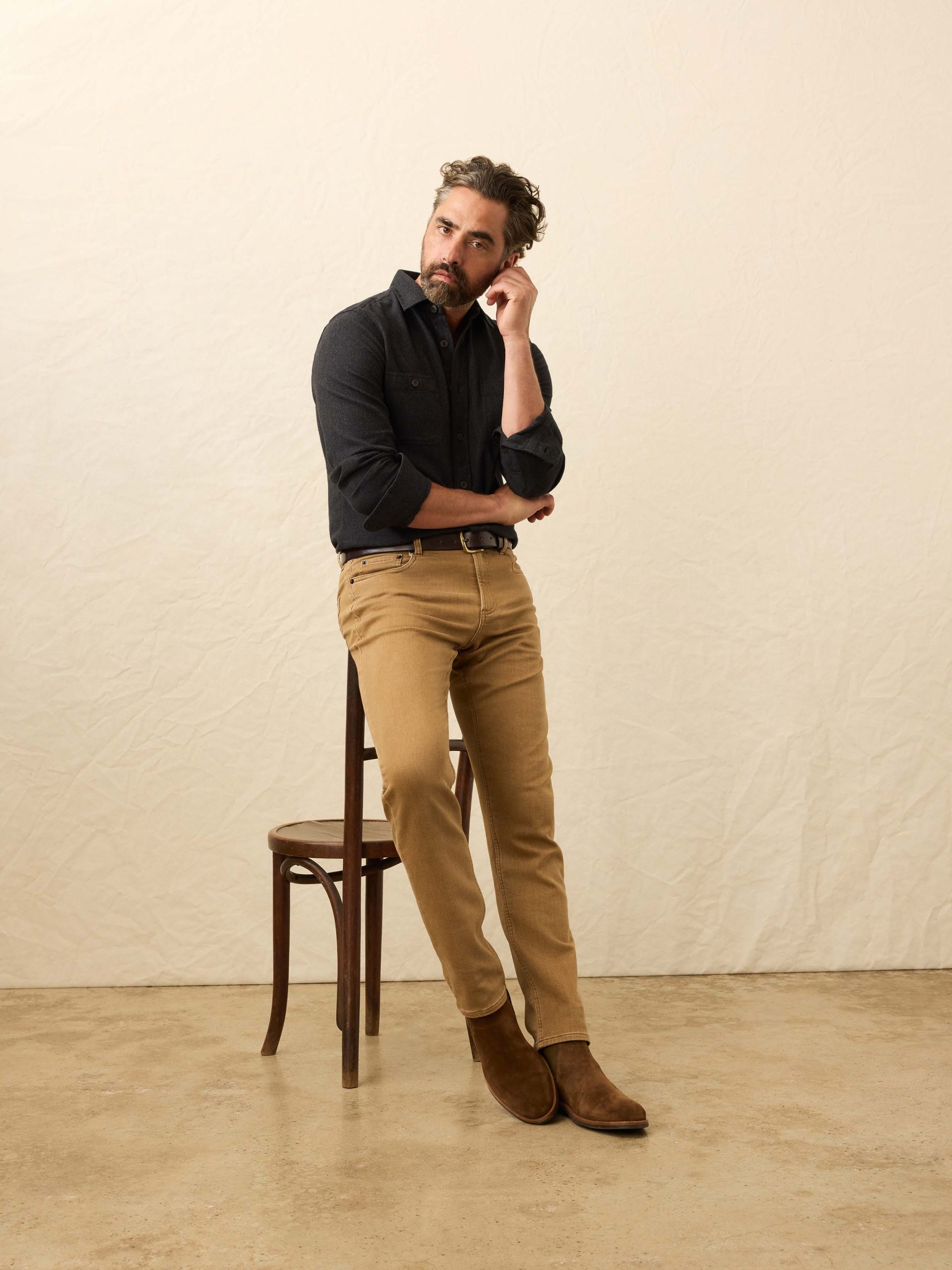 Heirloom Portuguese Flannel Shirt - Salema Storm - Image 3