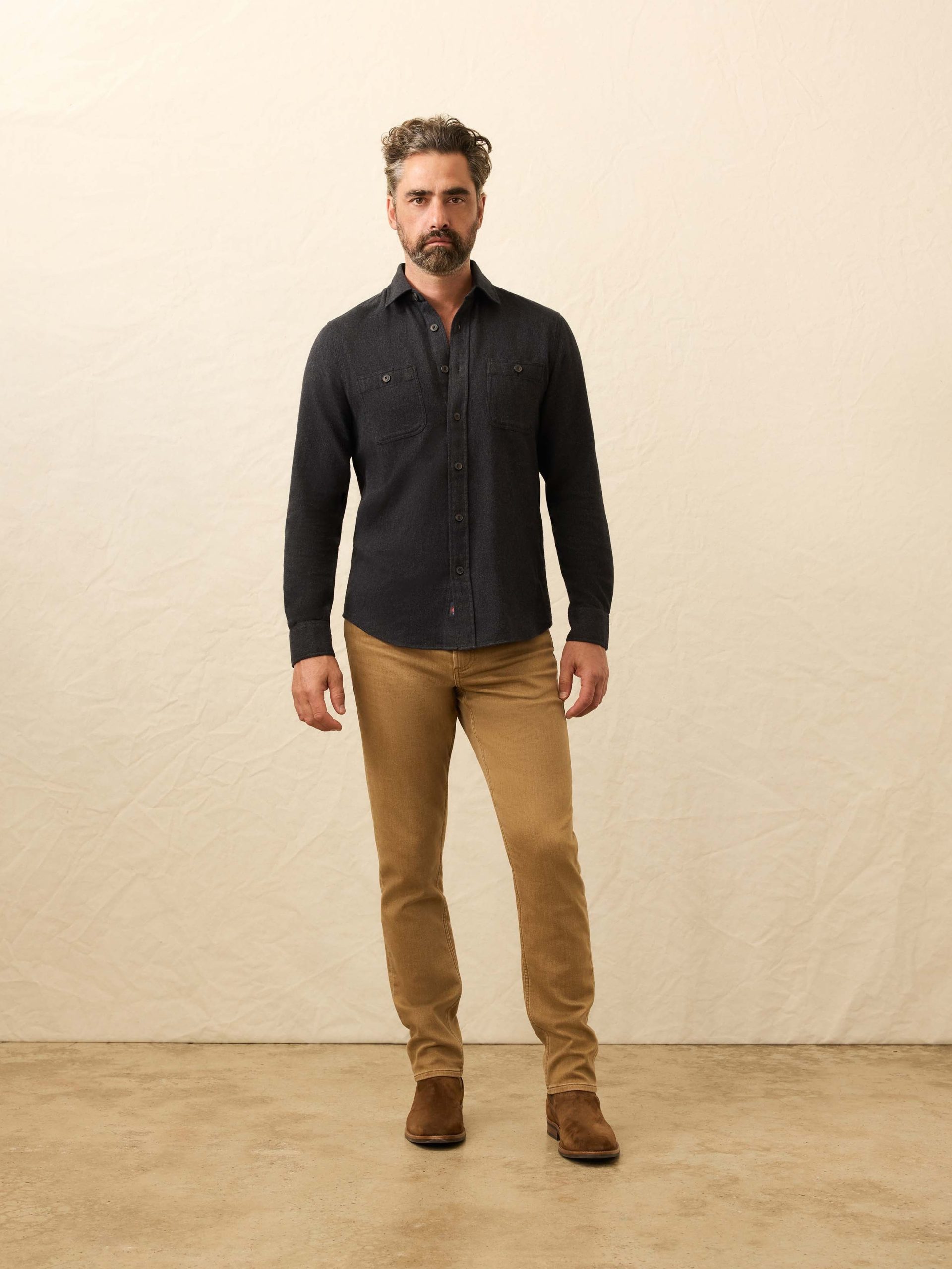 Heirloom Portuguese Flannel Shirt - Salema Storm - Image 5