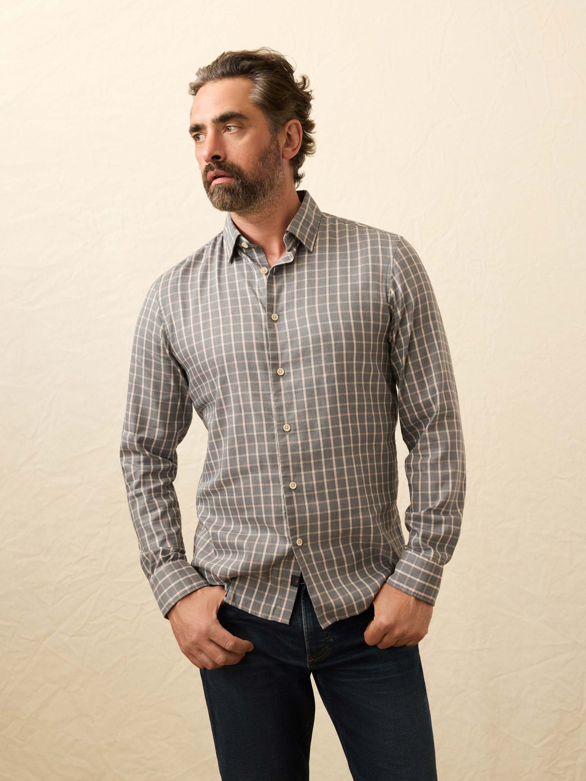 Movement? Monterey Shirt - Cherry Wood Plaid