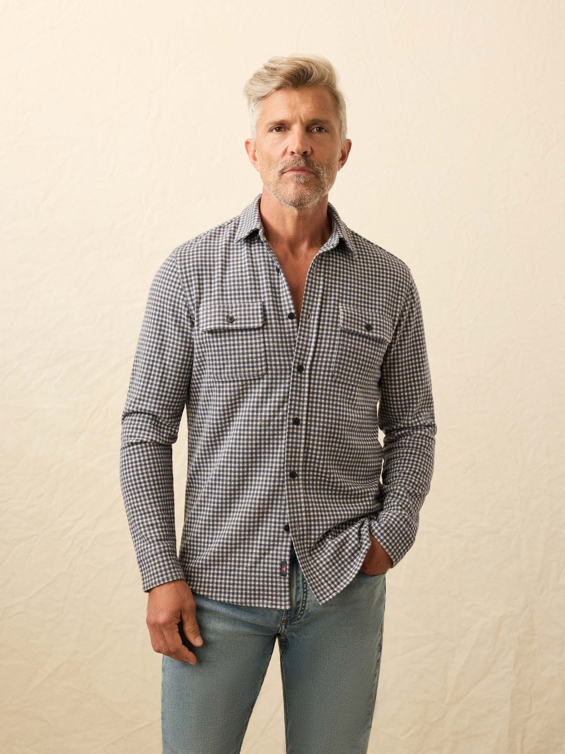 Legend? Sweater Shirt - Encinitas Gingham