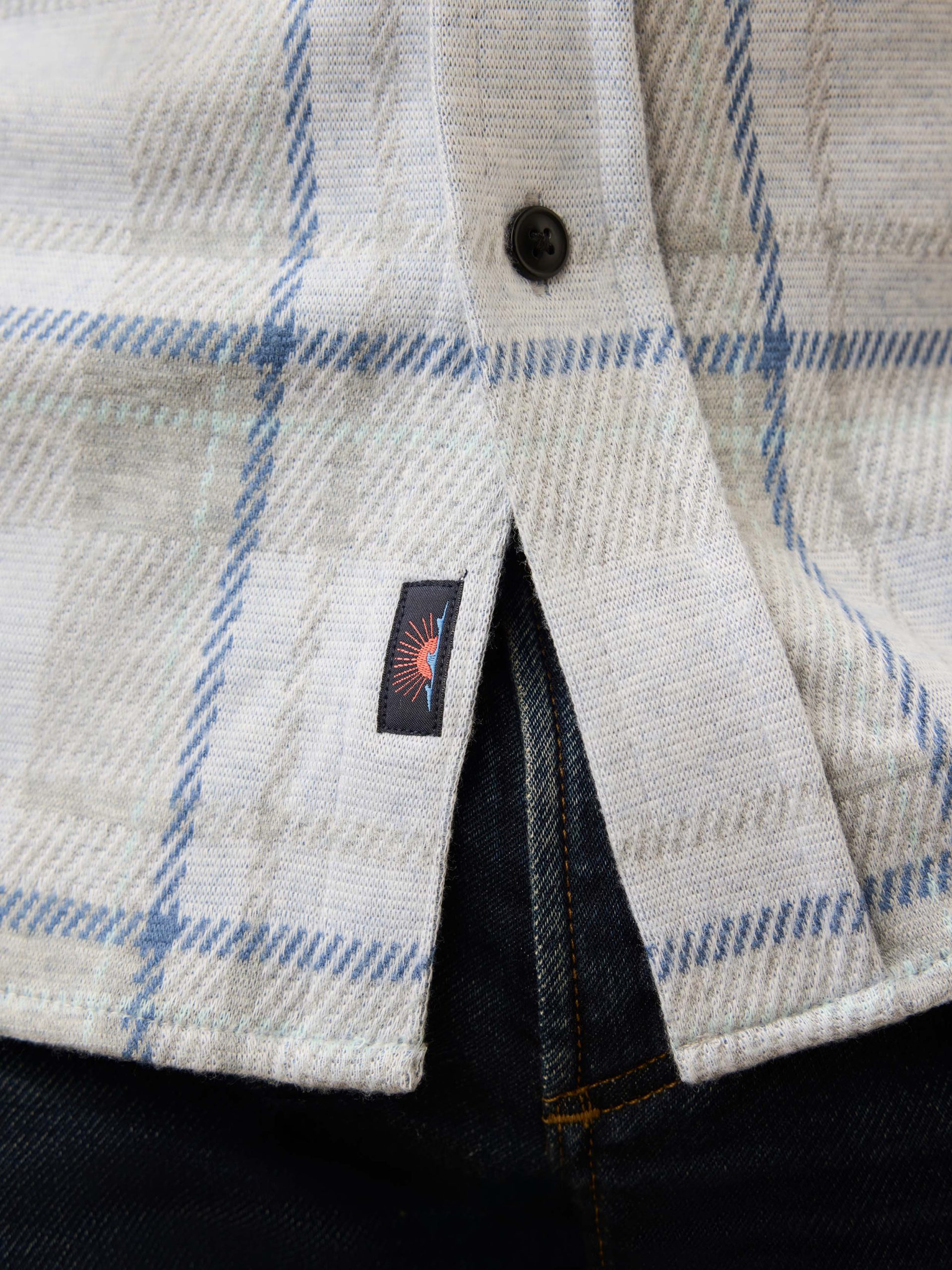 Legend? Sweater Shirt - Maine Sky Plaid - Image 5