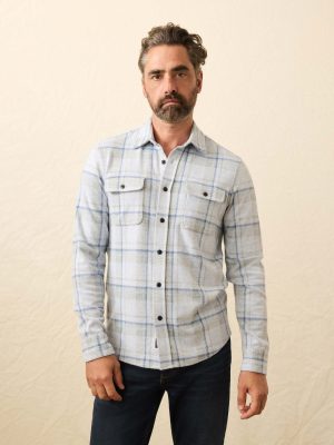 Legend? Sweater Shirt - Maine Sky Plaid