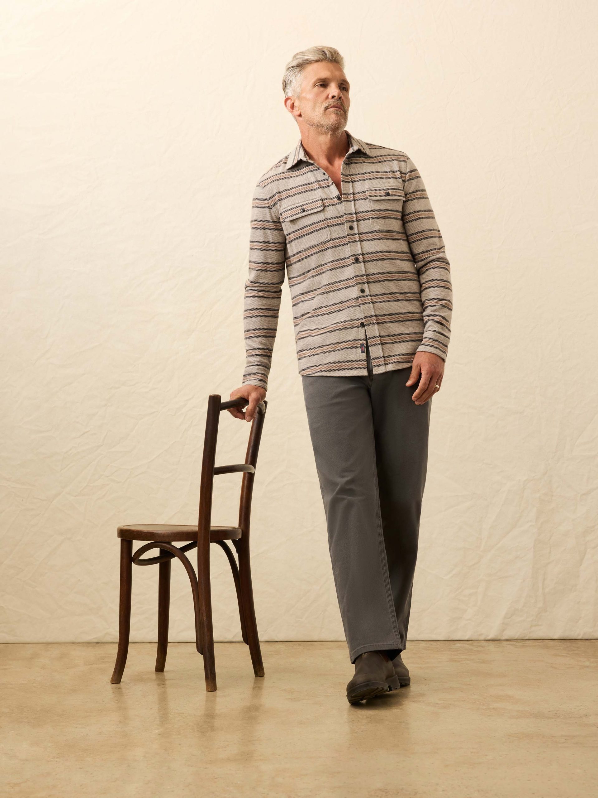 Legend? Sweater Shirt - Rock Coast Stripe - Image 2