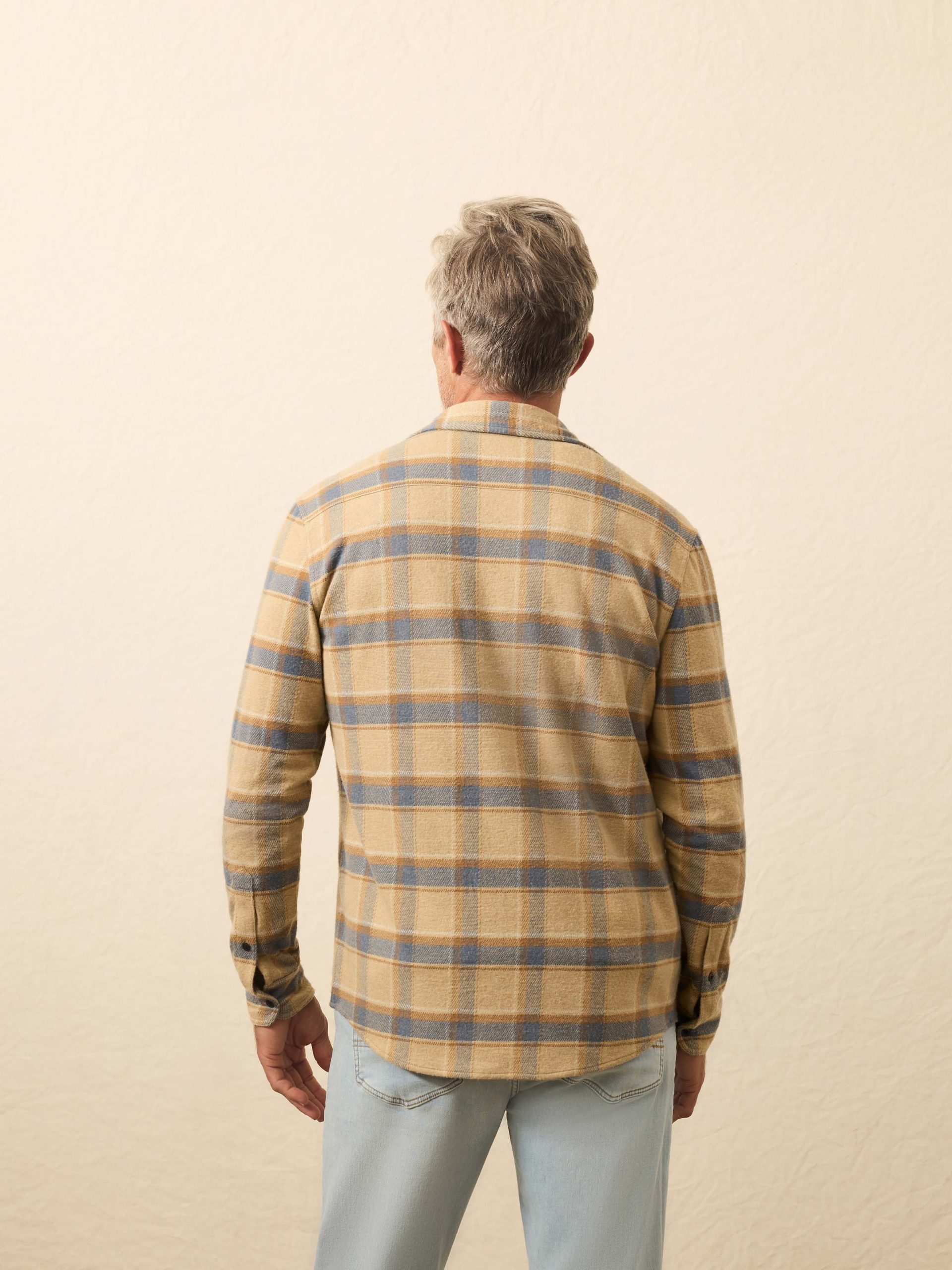 Legend? Sweater Shirt - Windswept Shores Plaid - Image 4