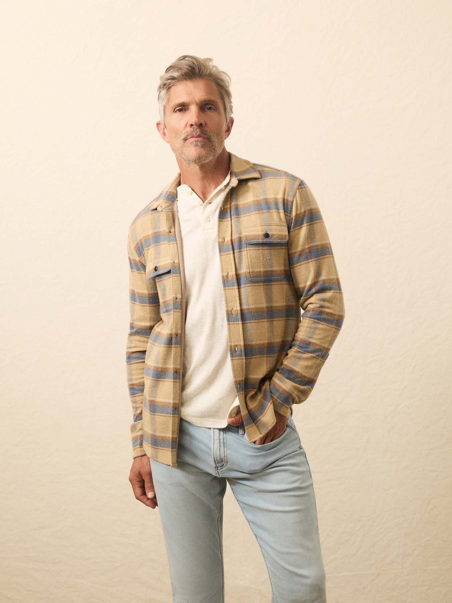Legend? Sweater Shirt - Windswept Shores Plaid - Image 2