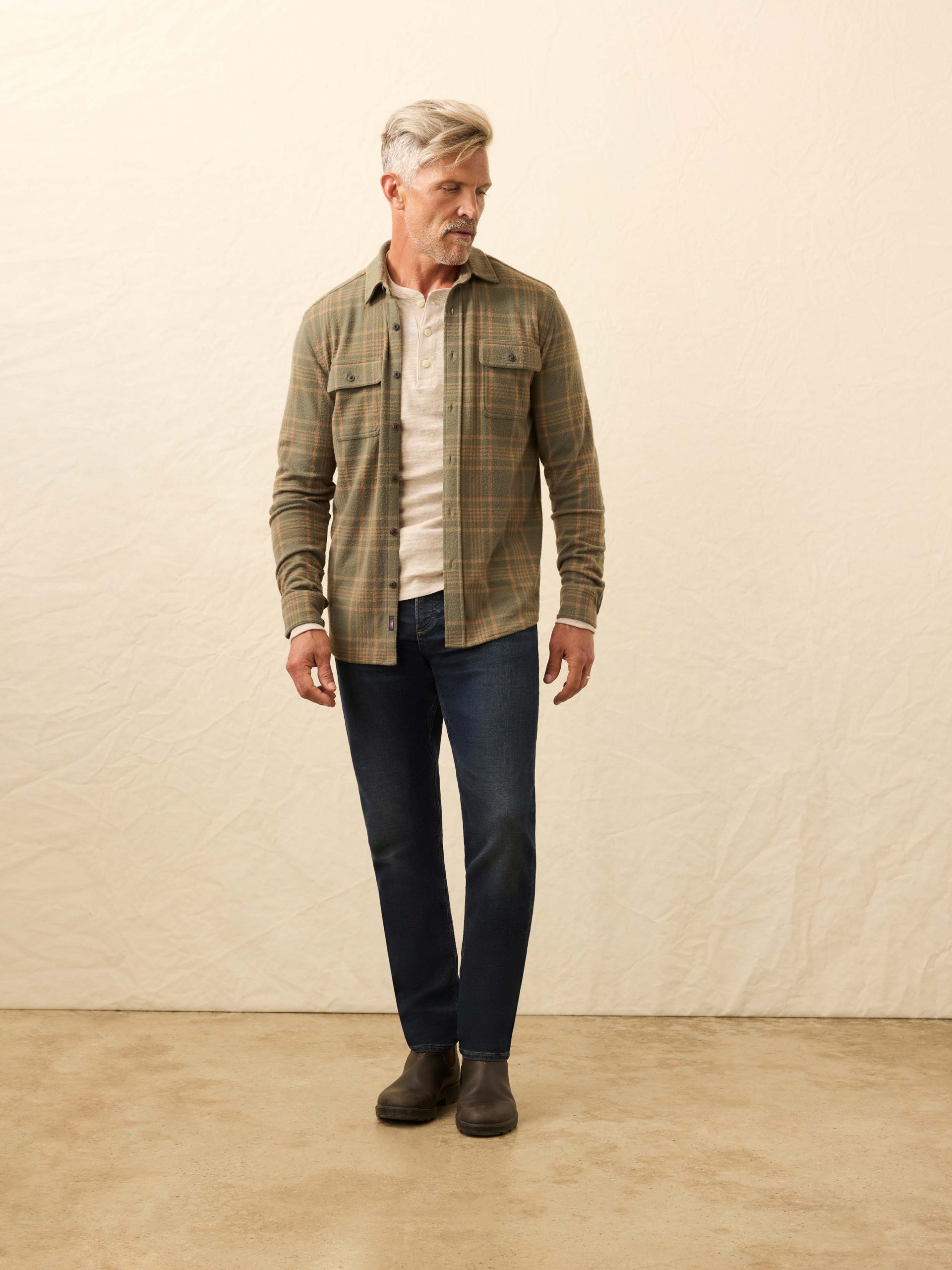 Legend? Sweater Shirt - Woodland Olive Plaid - Image 4
