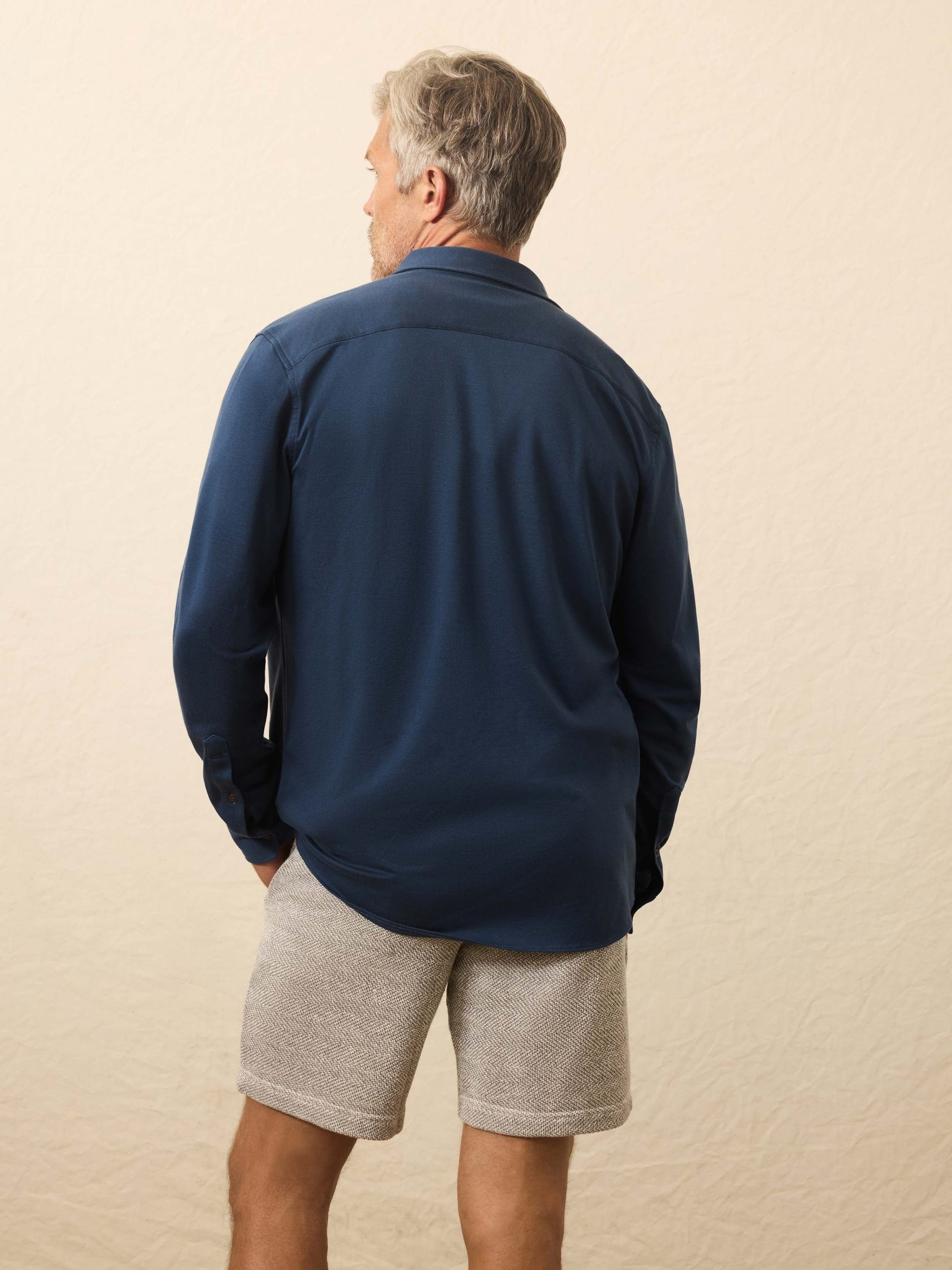 Coastline Knit Shirt - Blue Nights - Image 4