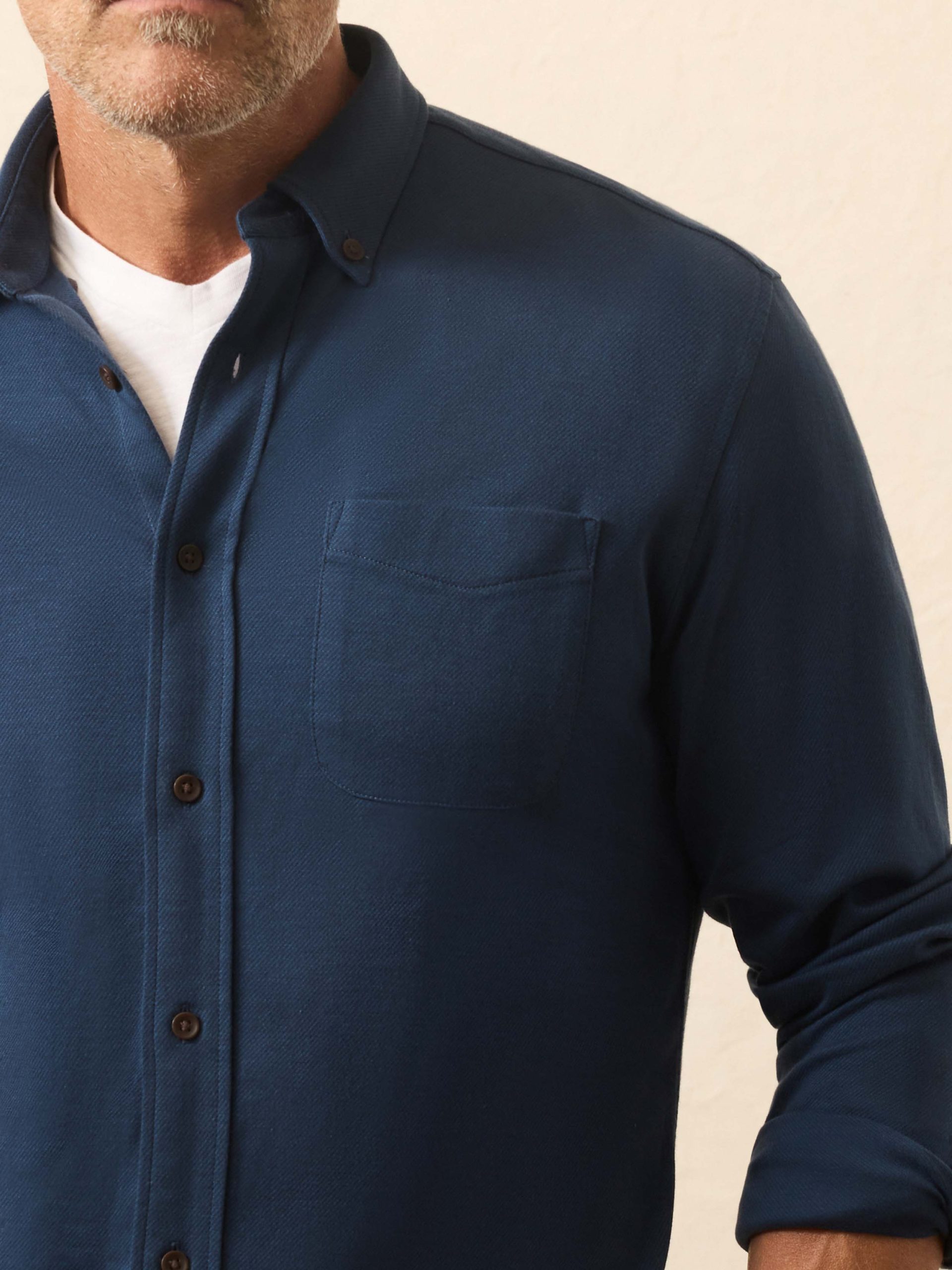 Coastline Knit Shirt - Blue Nights - Image 2