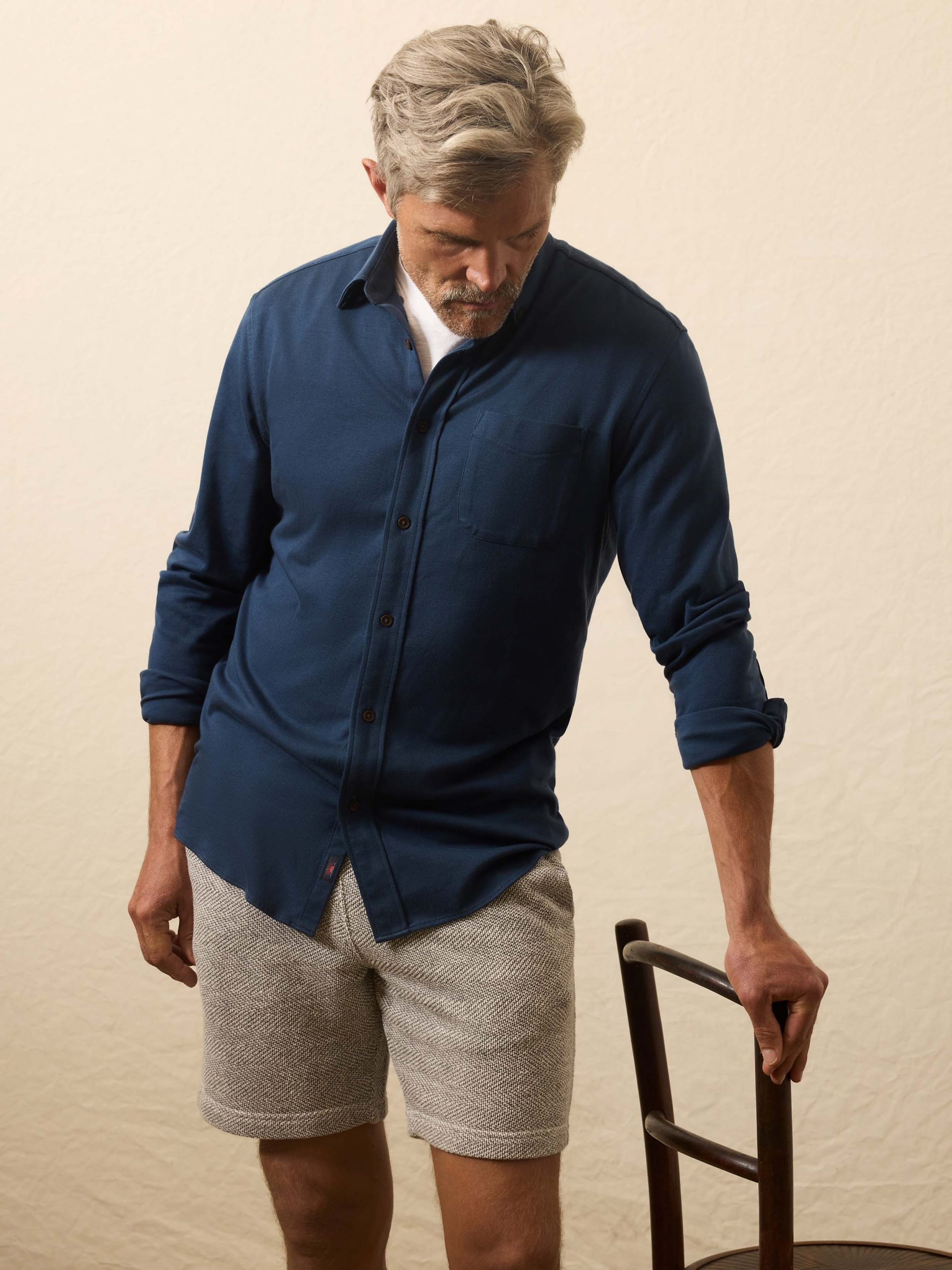 Coastline Knit Shirt - Blue Nights - Image 5