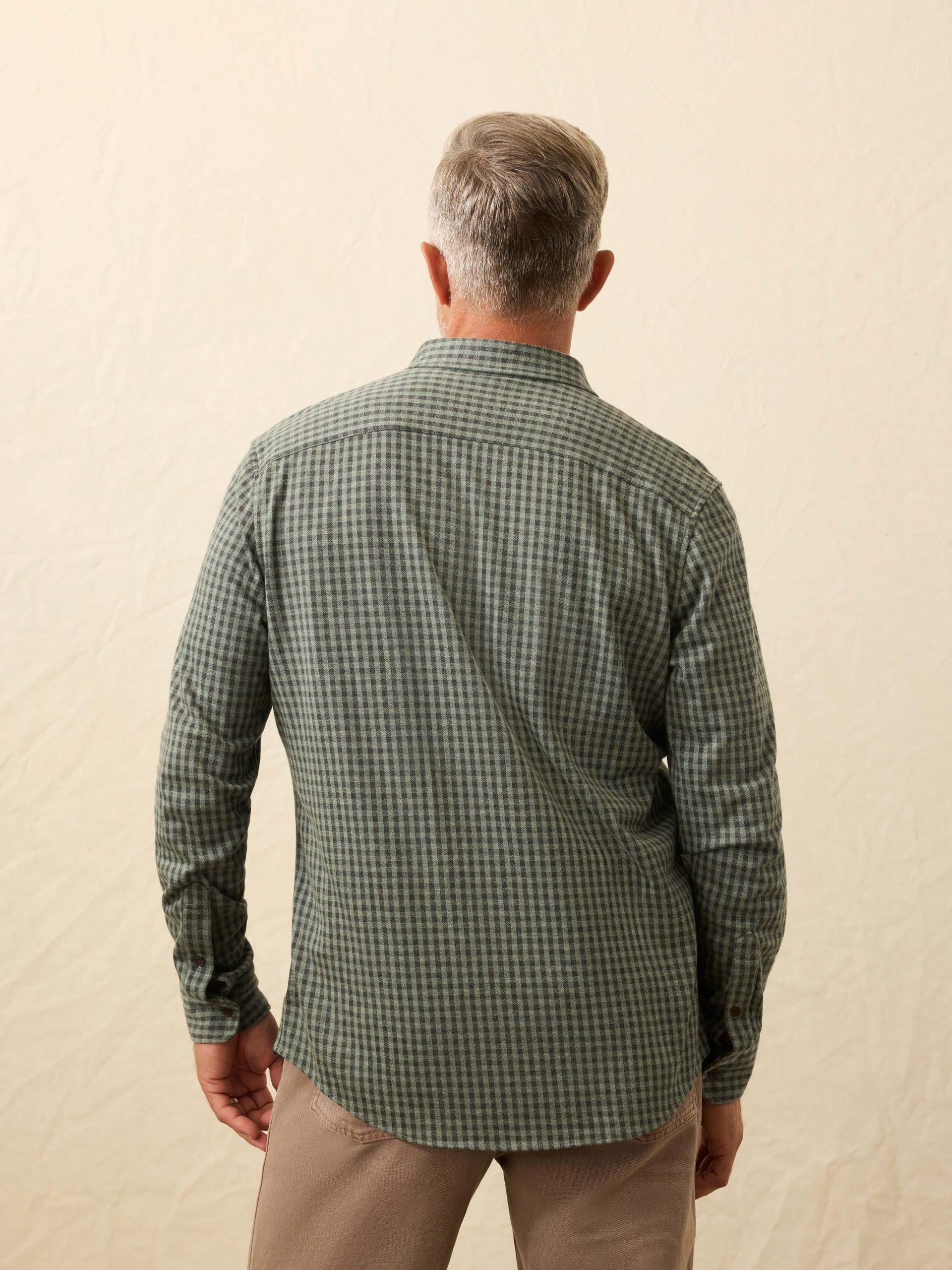 Coastline Knit Shirt - Forest Road Gingham - Image 5